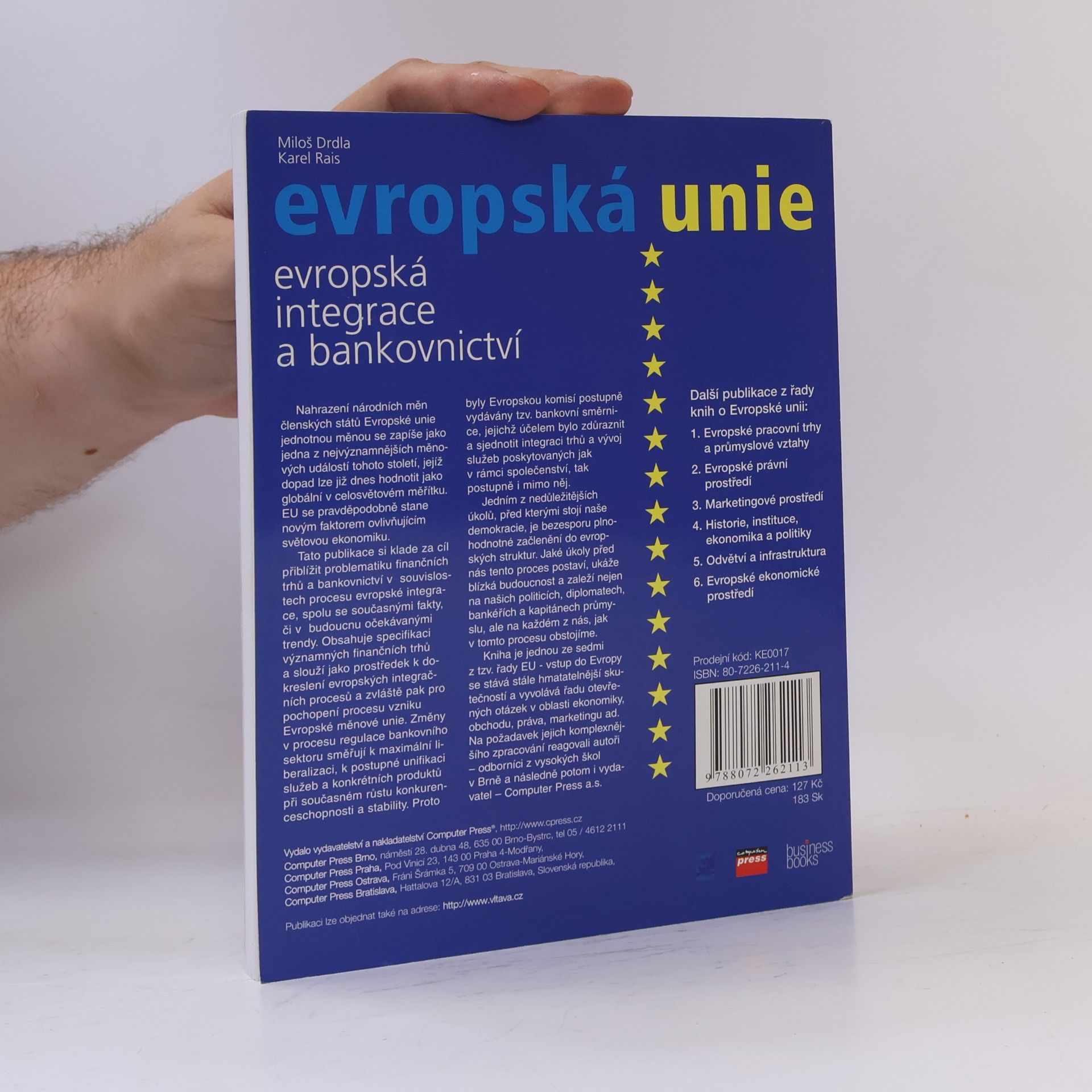 Miloš Drdla Evropská integrace a bankovnictví