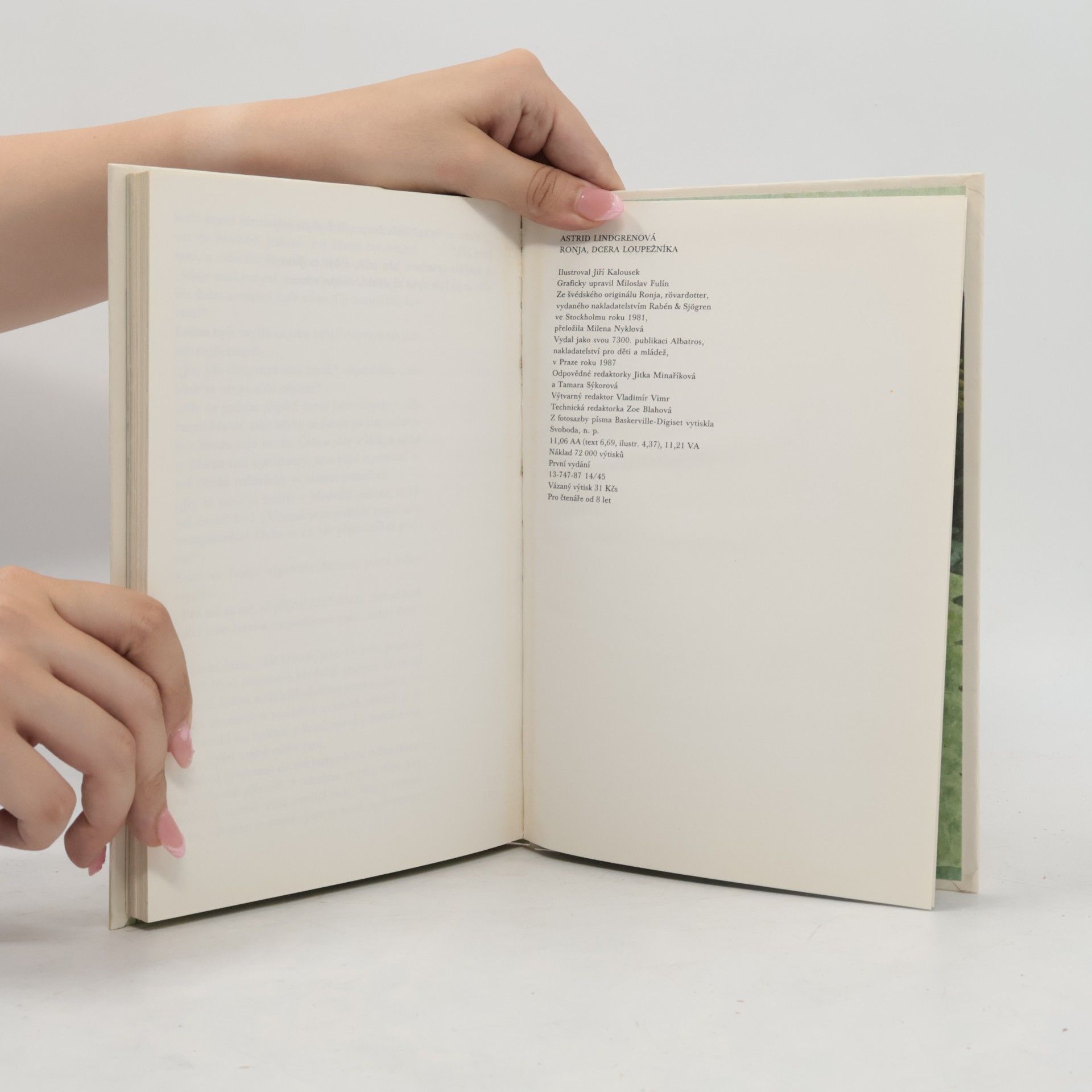 Astrid Lindgren Ronja, dcera loupežníka