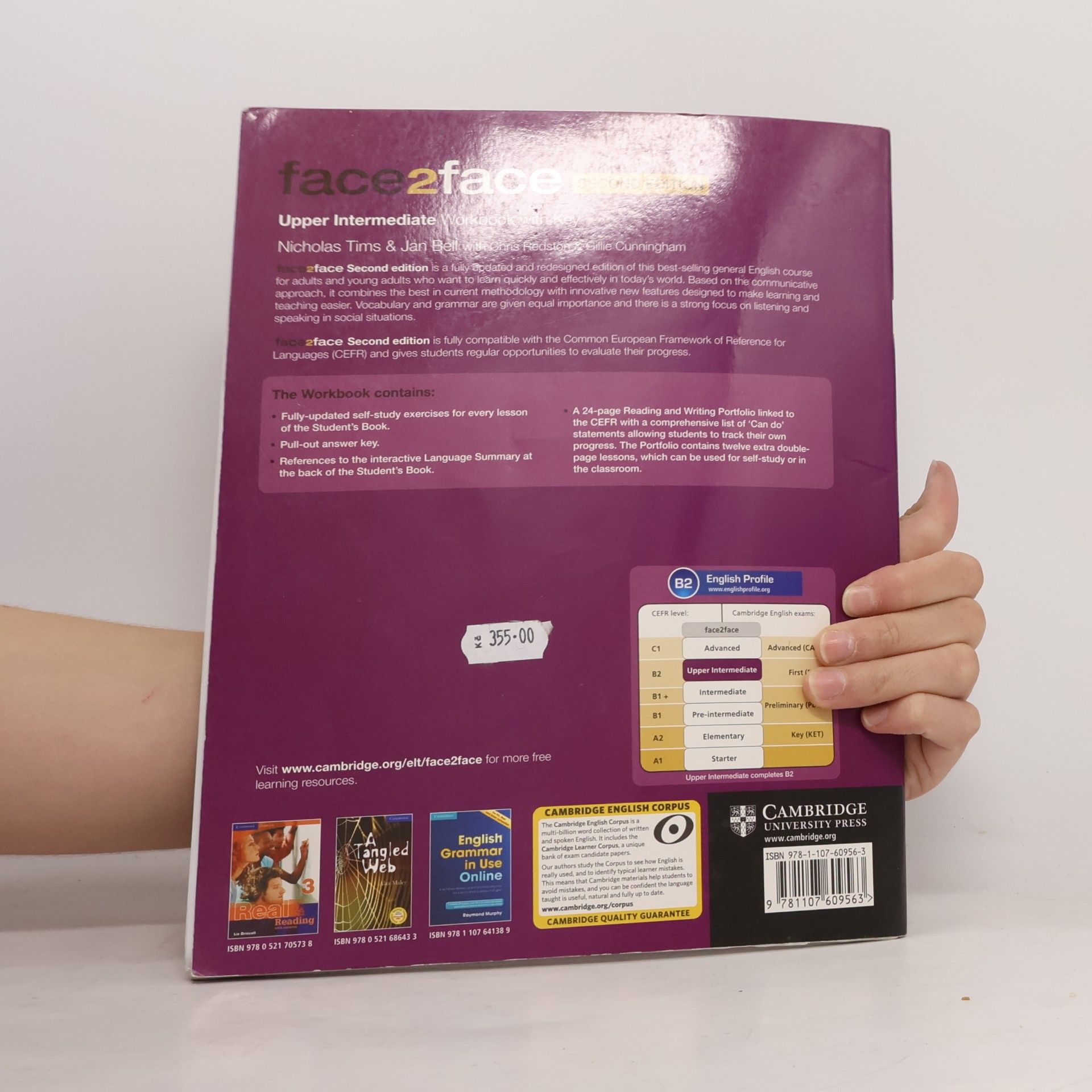 Nicholas Tims Face2face. Upper intermediate. Workbook with key