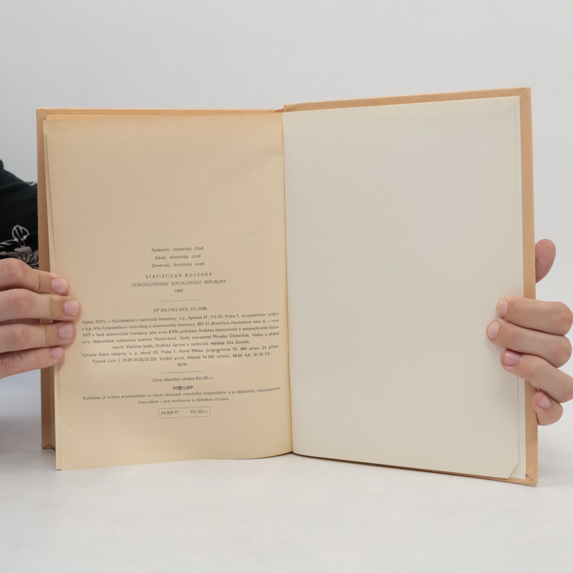 Collectif d'auteurs Statistická ročenka Československé socialistické republiky 1977