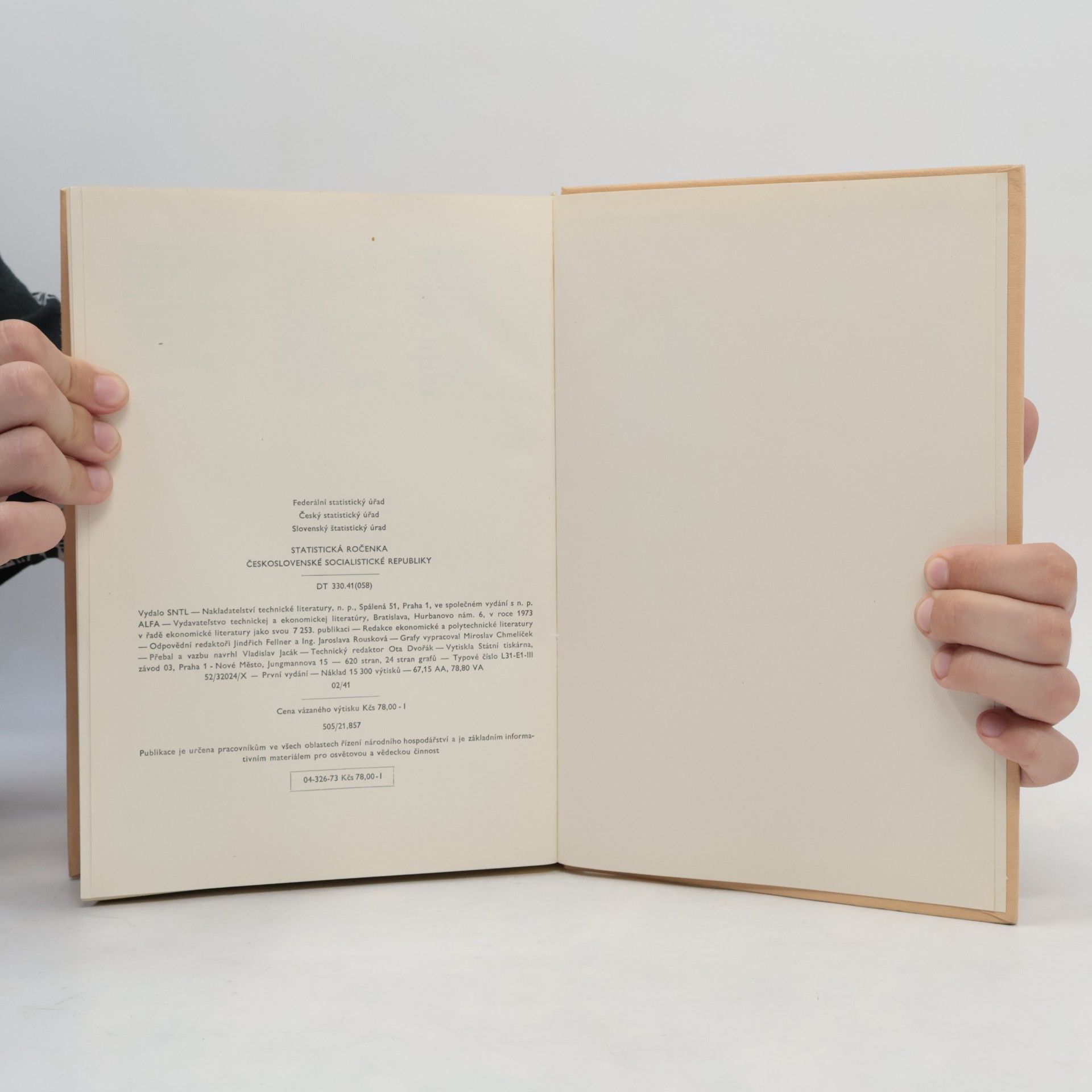 Kolektív autorov Statistická ročenka ČSSR 1973
