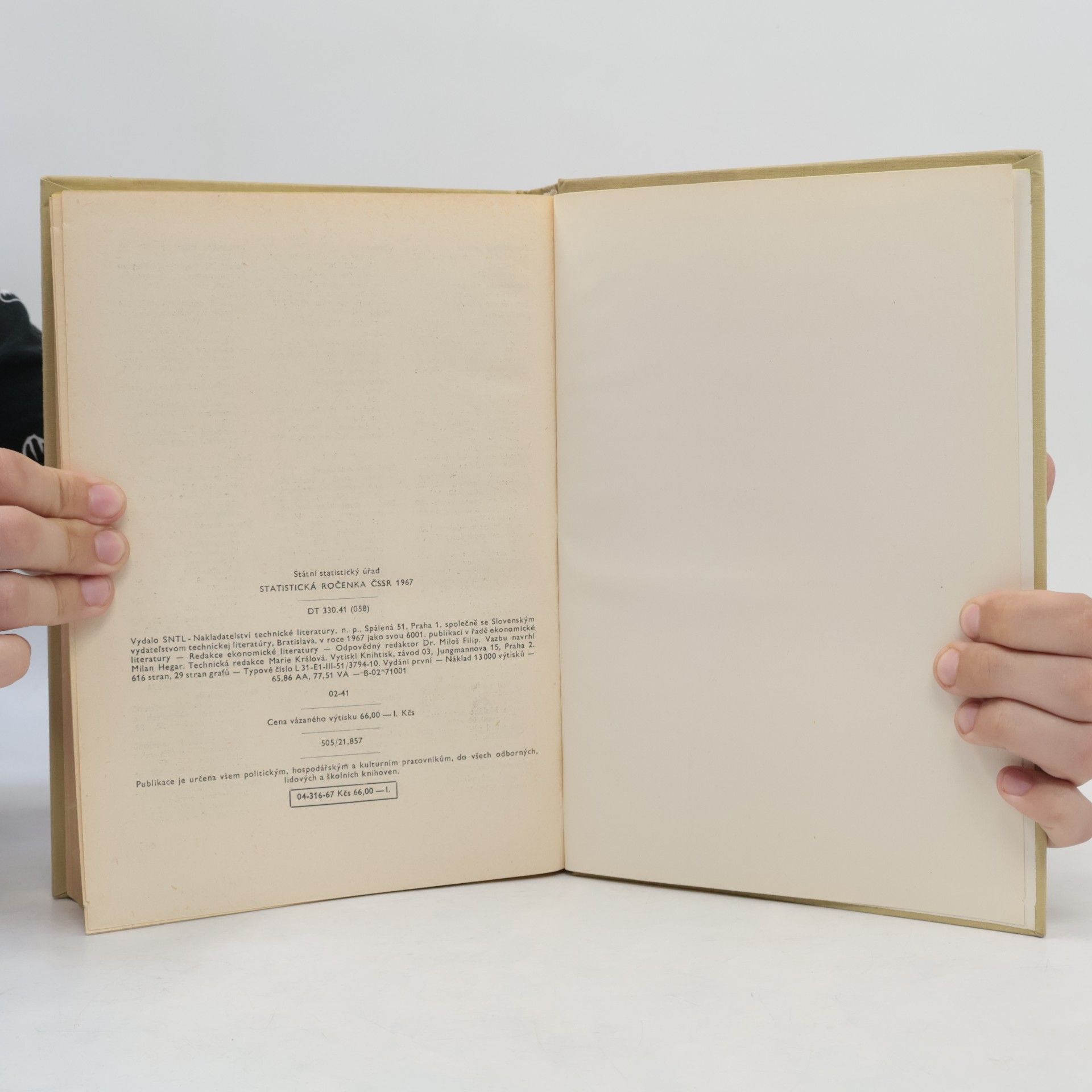 Kolektív autorov Statistická ročenka ČSSR 1967