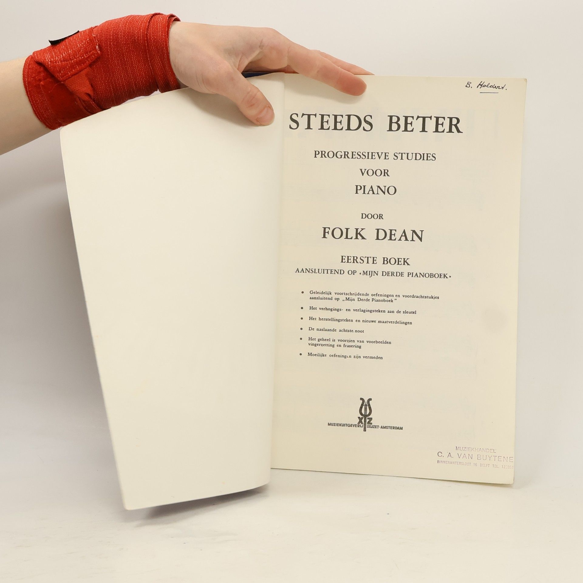 Autorenkollektiv Steeds Beter - Progressieve Studies voor Piano 1