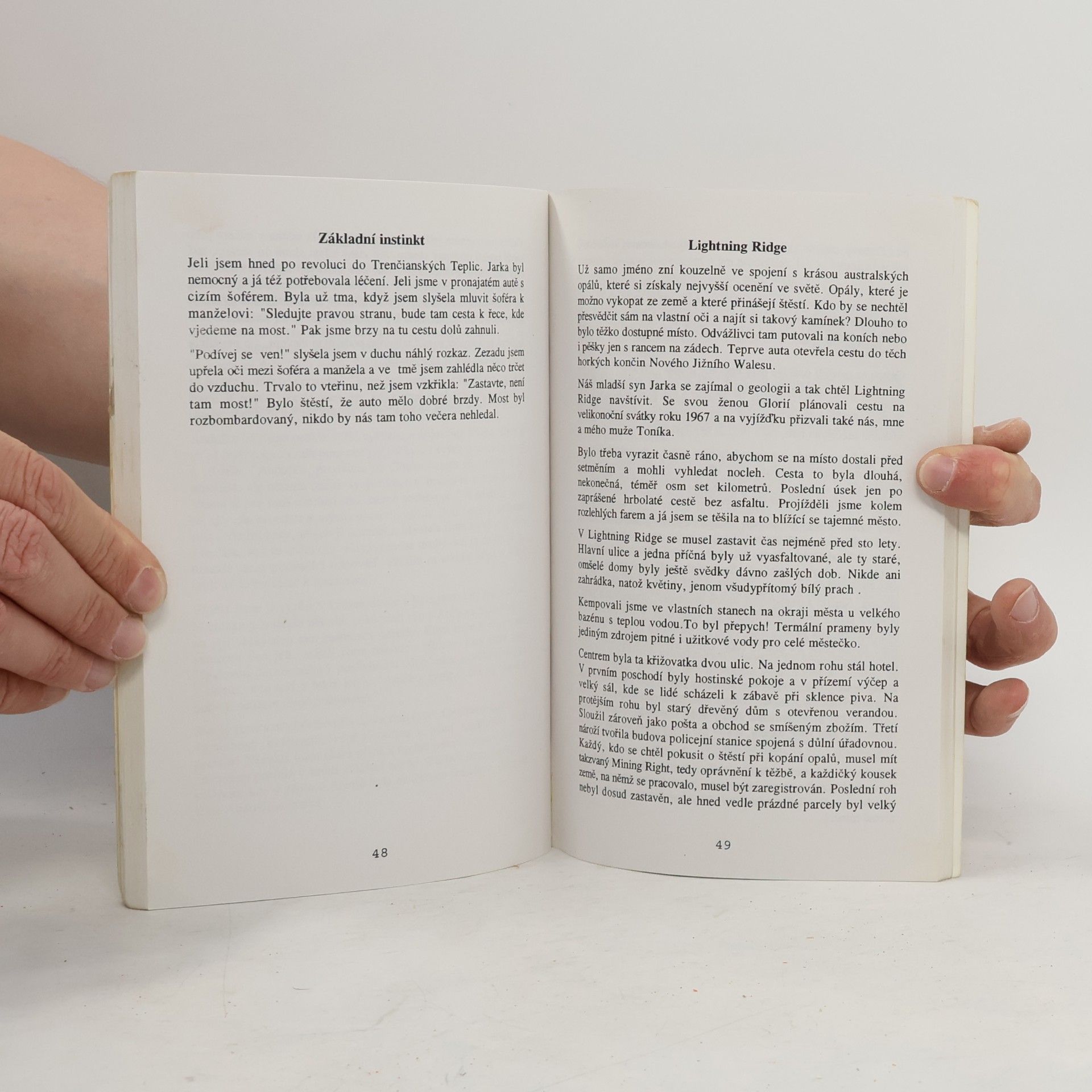 Božena Šamánková Opál na dlani