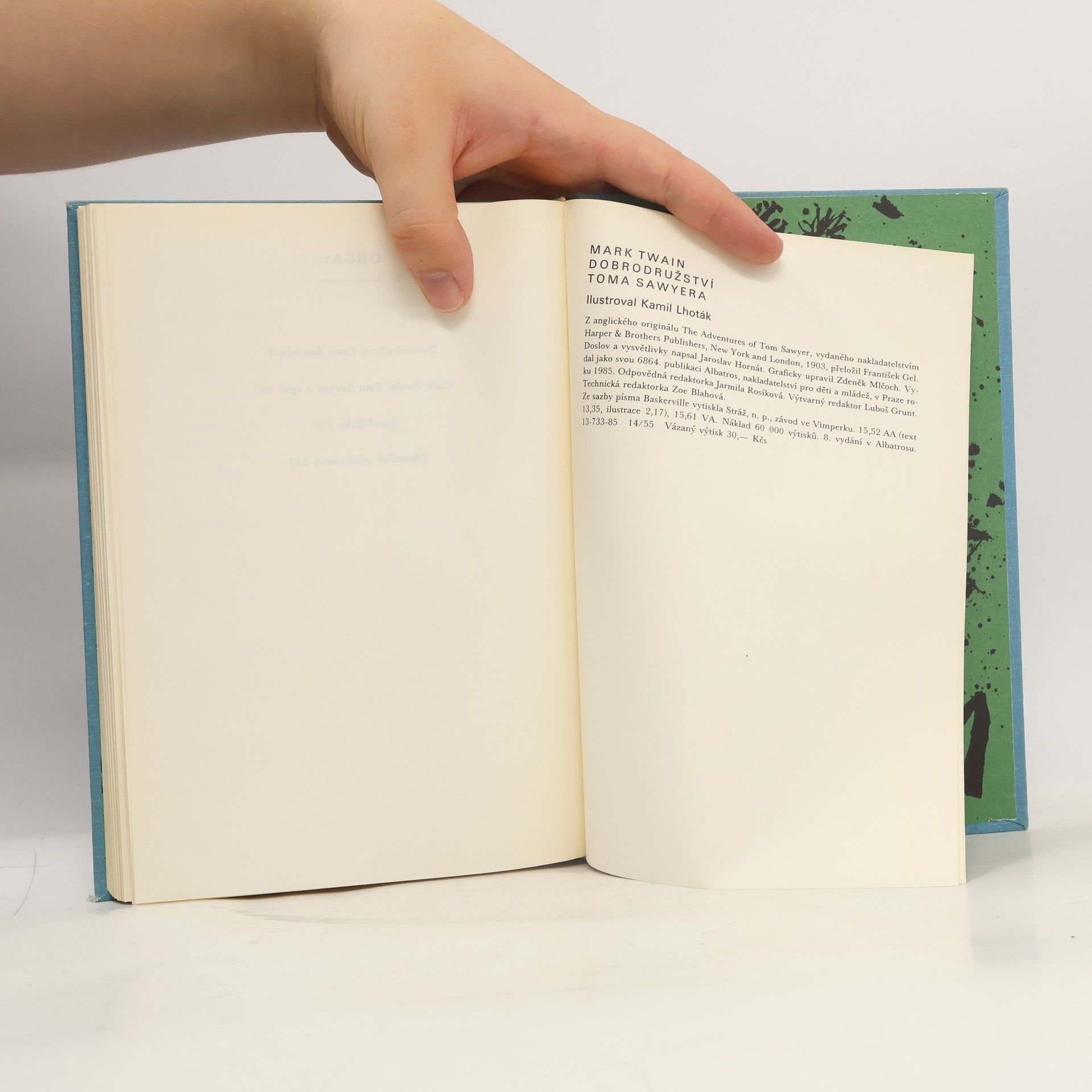 Mark Twain Dobrodružství Toma Sawyera