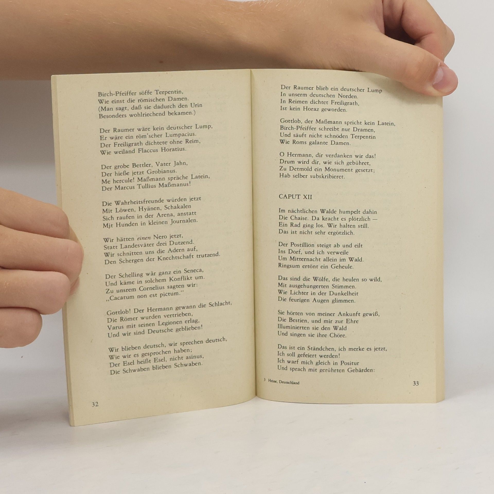 Heinrich Heine Deutschland. Ein Wintermärchen