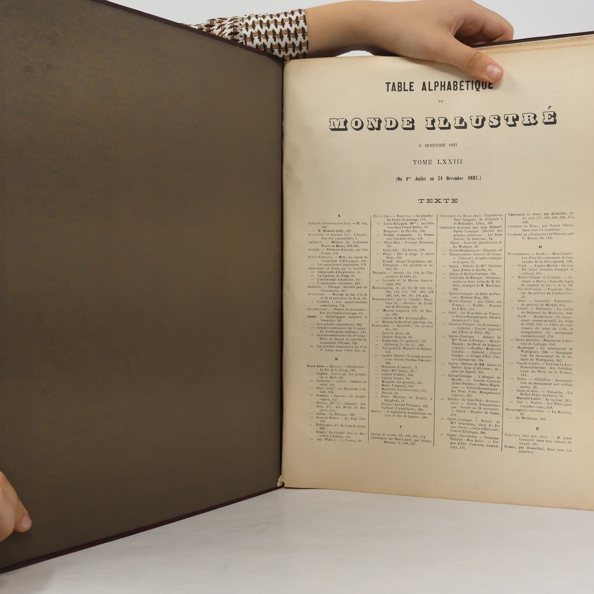 Autorenkollektiv Le monde illustré LXXIII