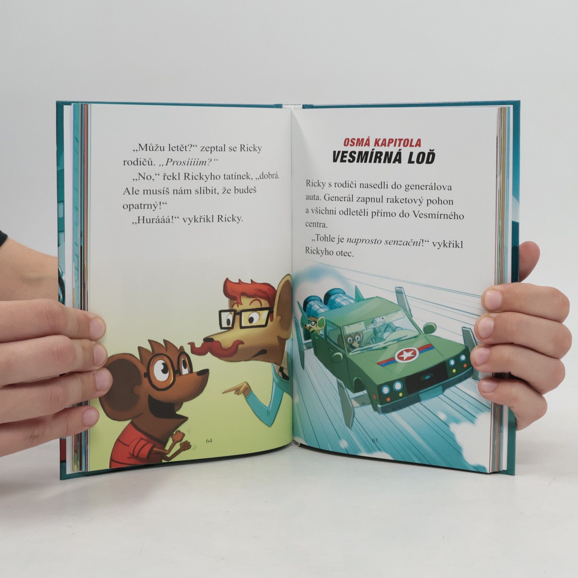 Dav Pilkey Nejmocnější robot Rickyho Ricotty vs. mechanické opice z Marsu