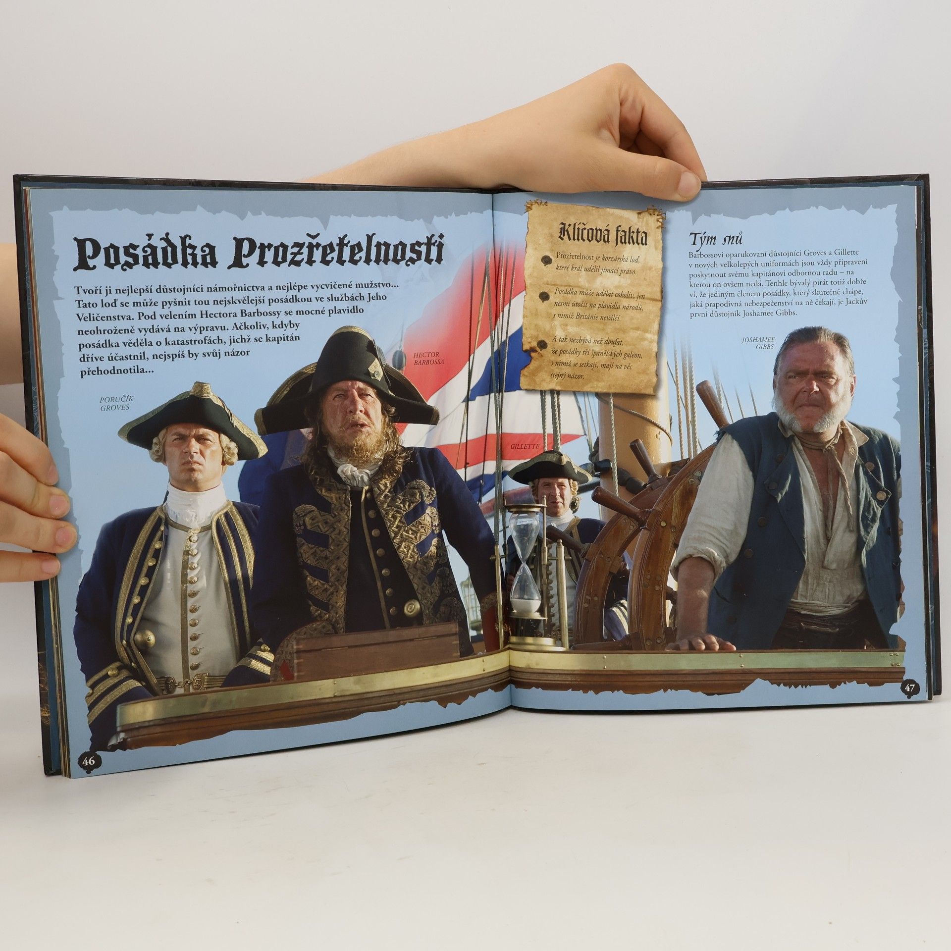 Jana Hejná Piráti z Karibiku. Obrazový průvodce. Na vlnách podivna