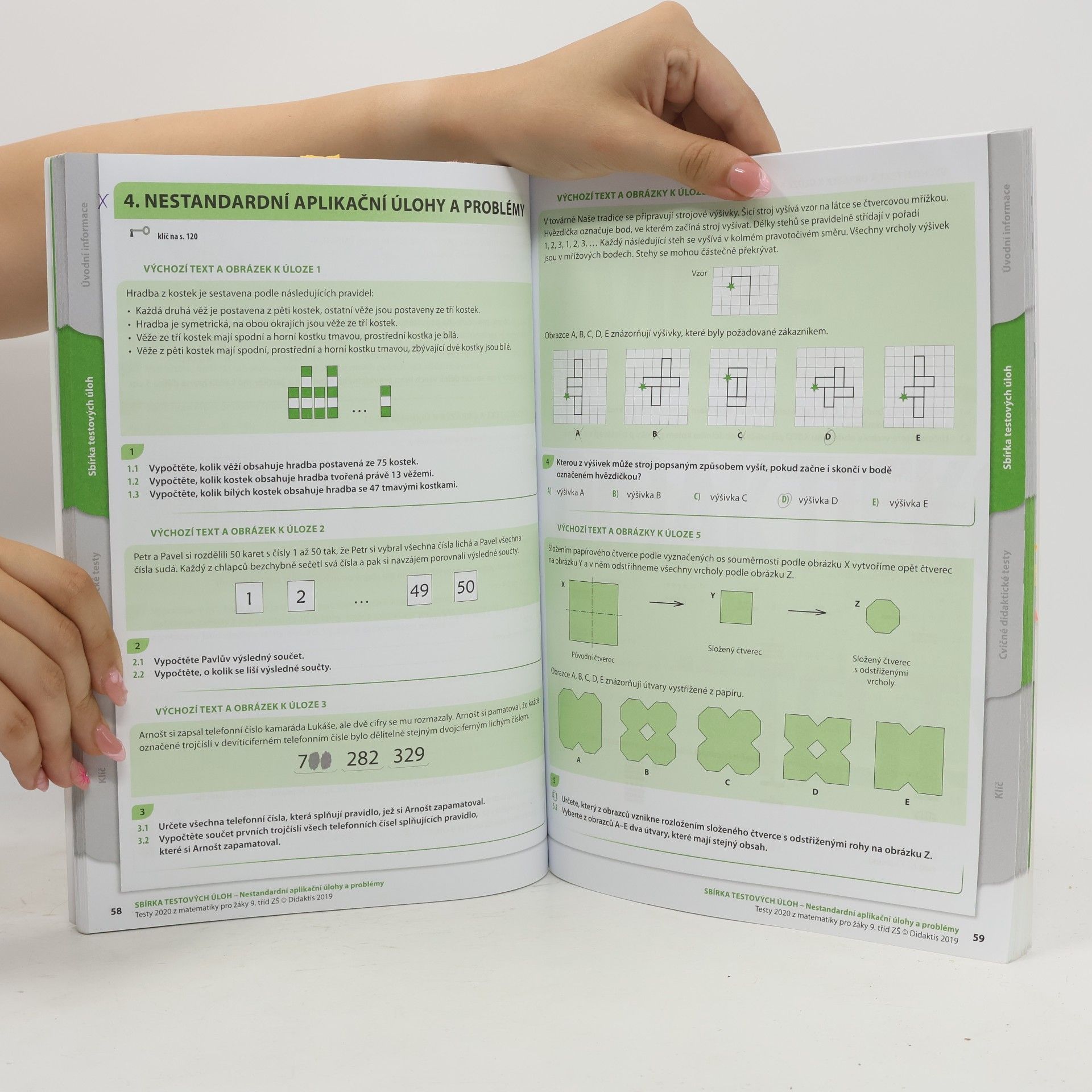 Hana Hedbávná Testy 2020 pro žáky 9. tříd ZŠ z matematiky
