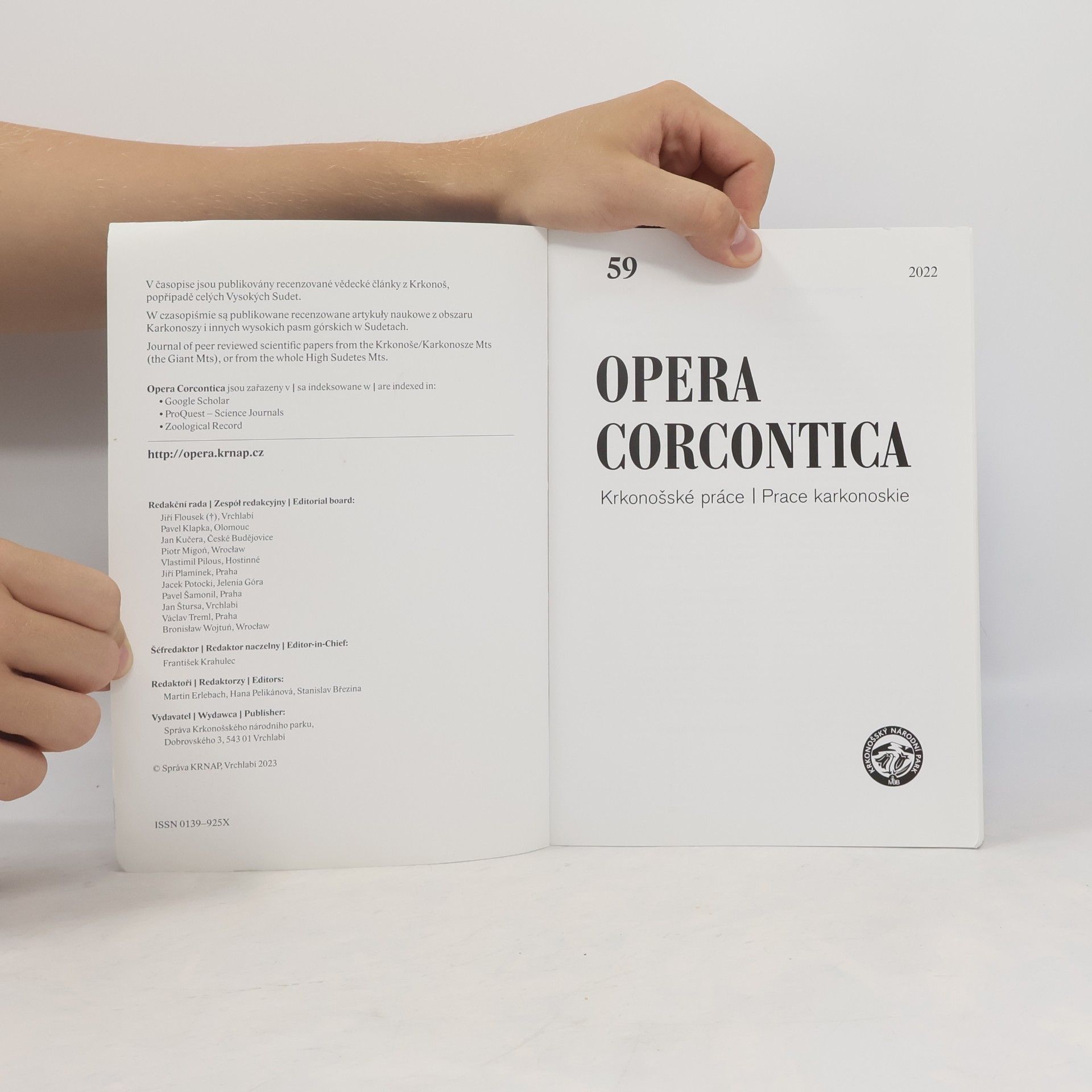 Autorenkollektiv Opera corcontica 59