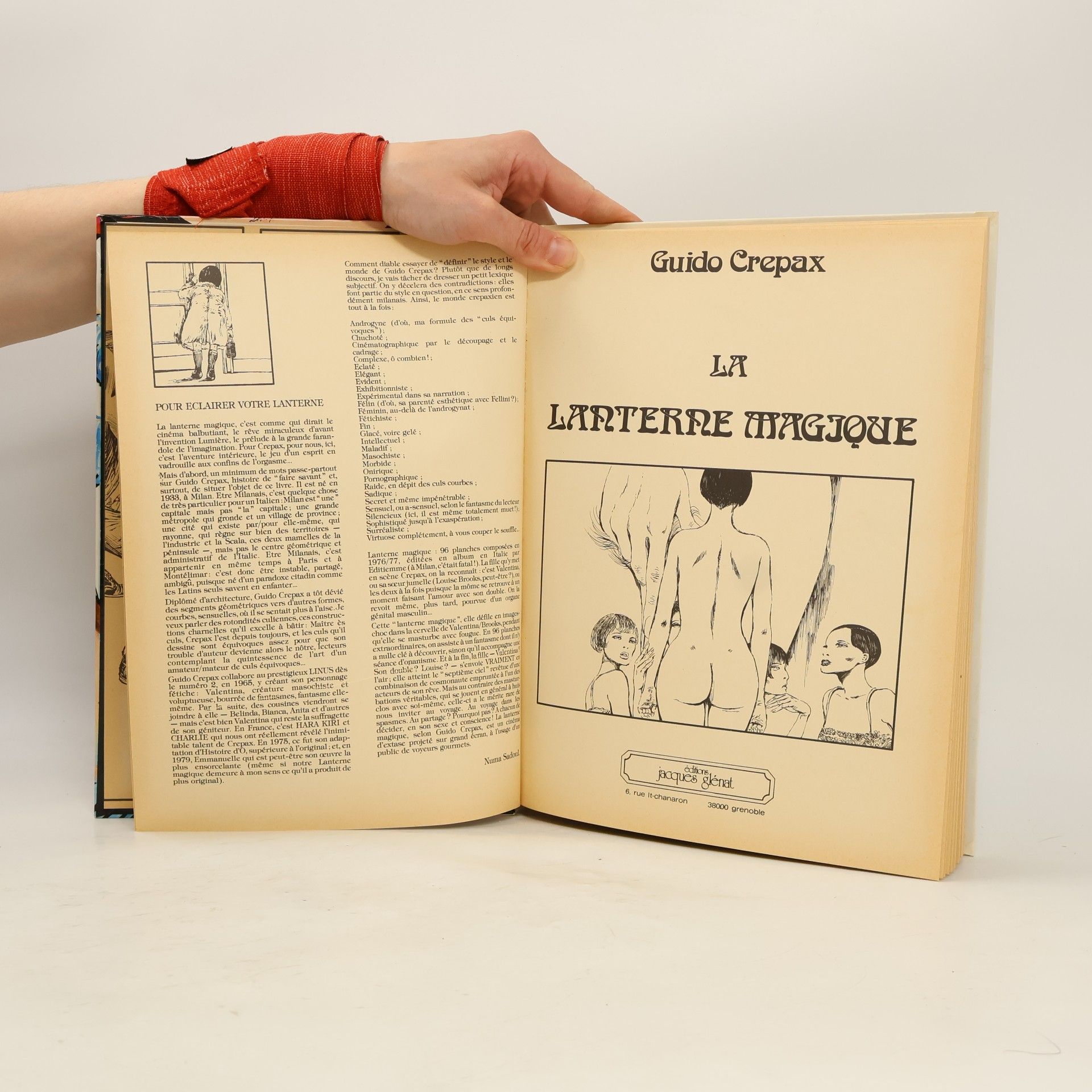 Guido Crepax La lanterne magique