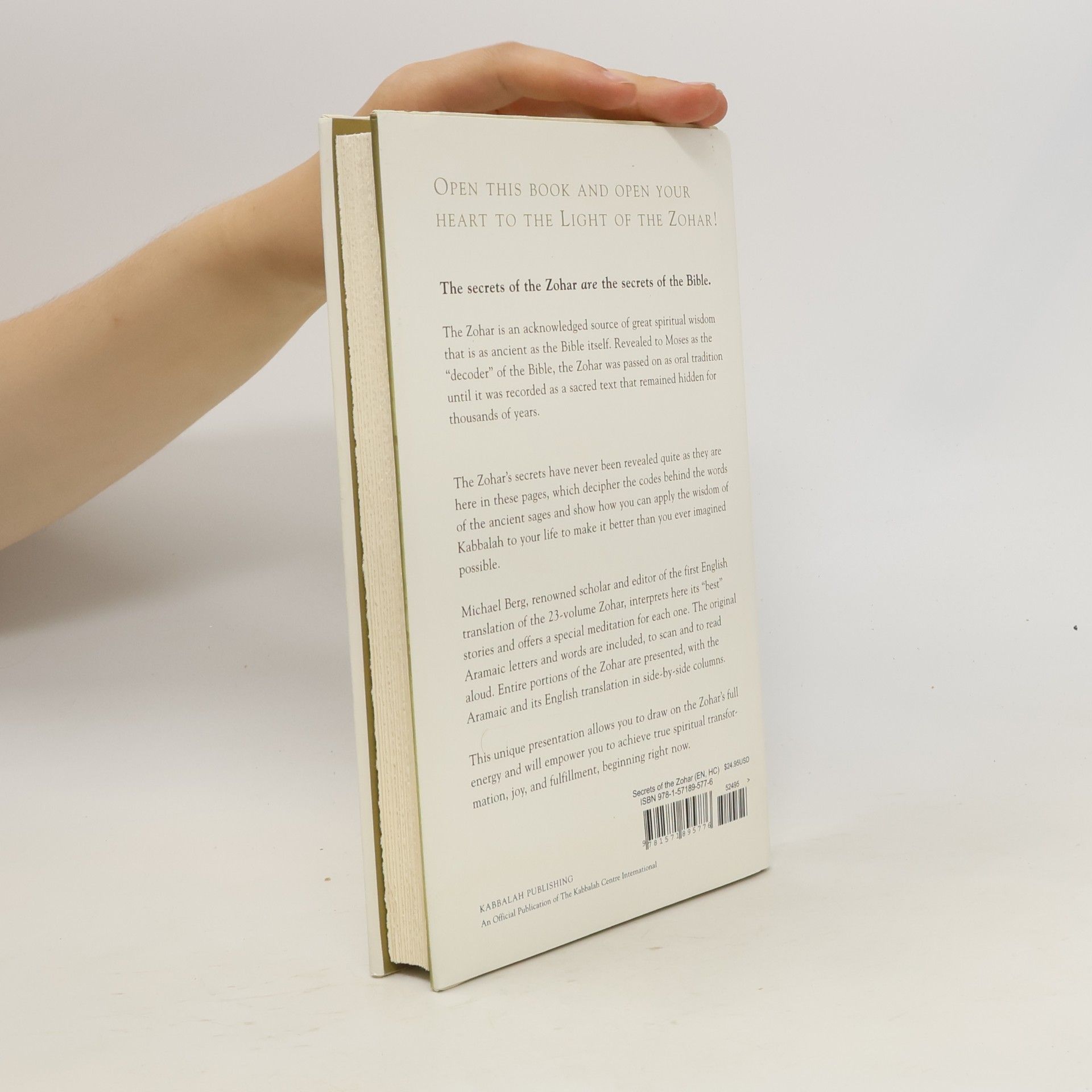 Michael Berg Secrets of the Zohar