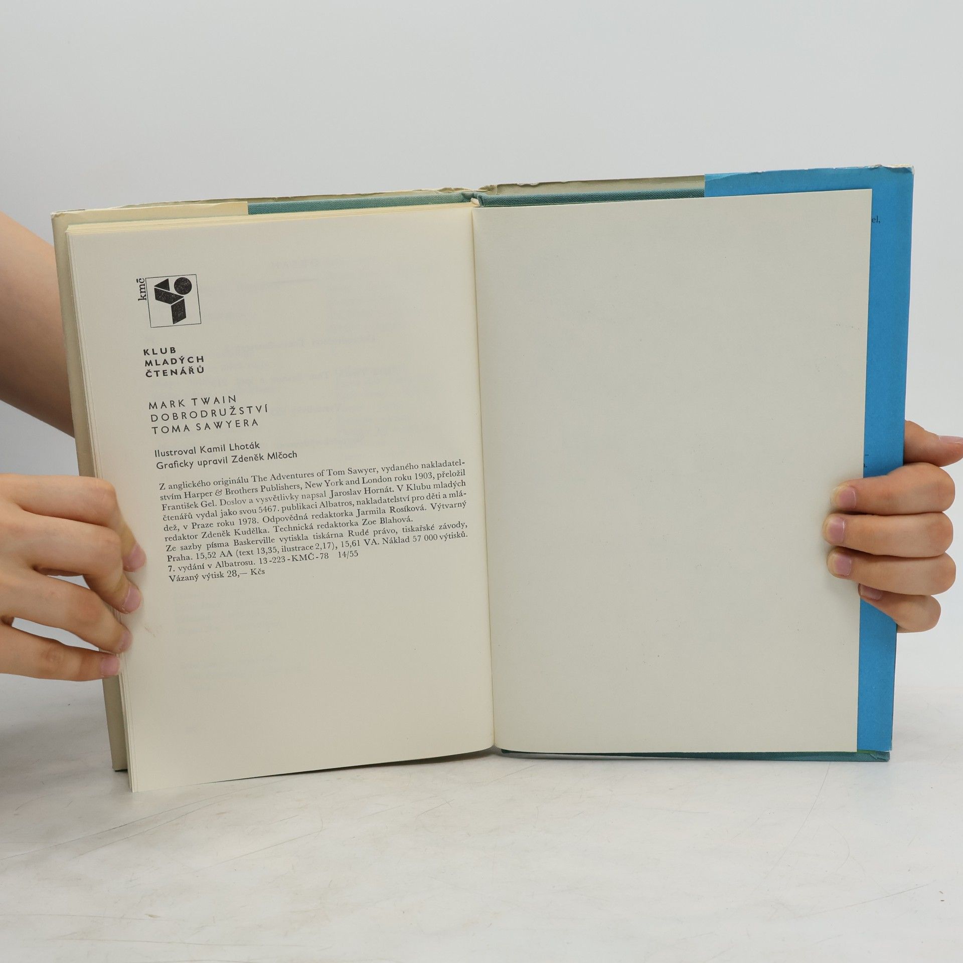 Mark Twain Dobrodružství Toma Sawyera