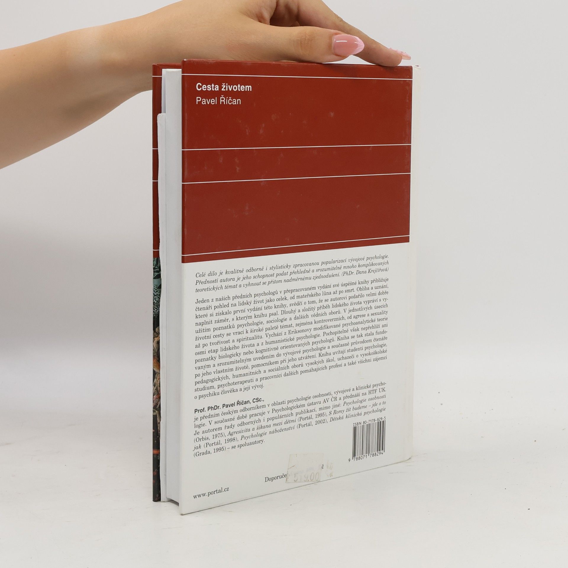 Pavel Říčan Cesta životem