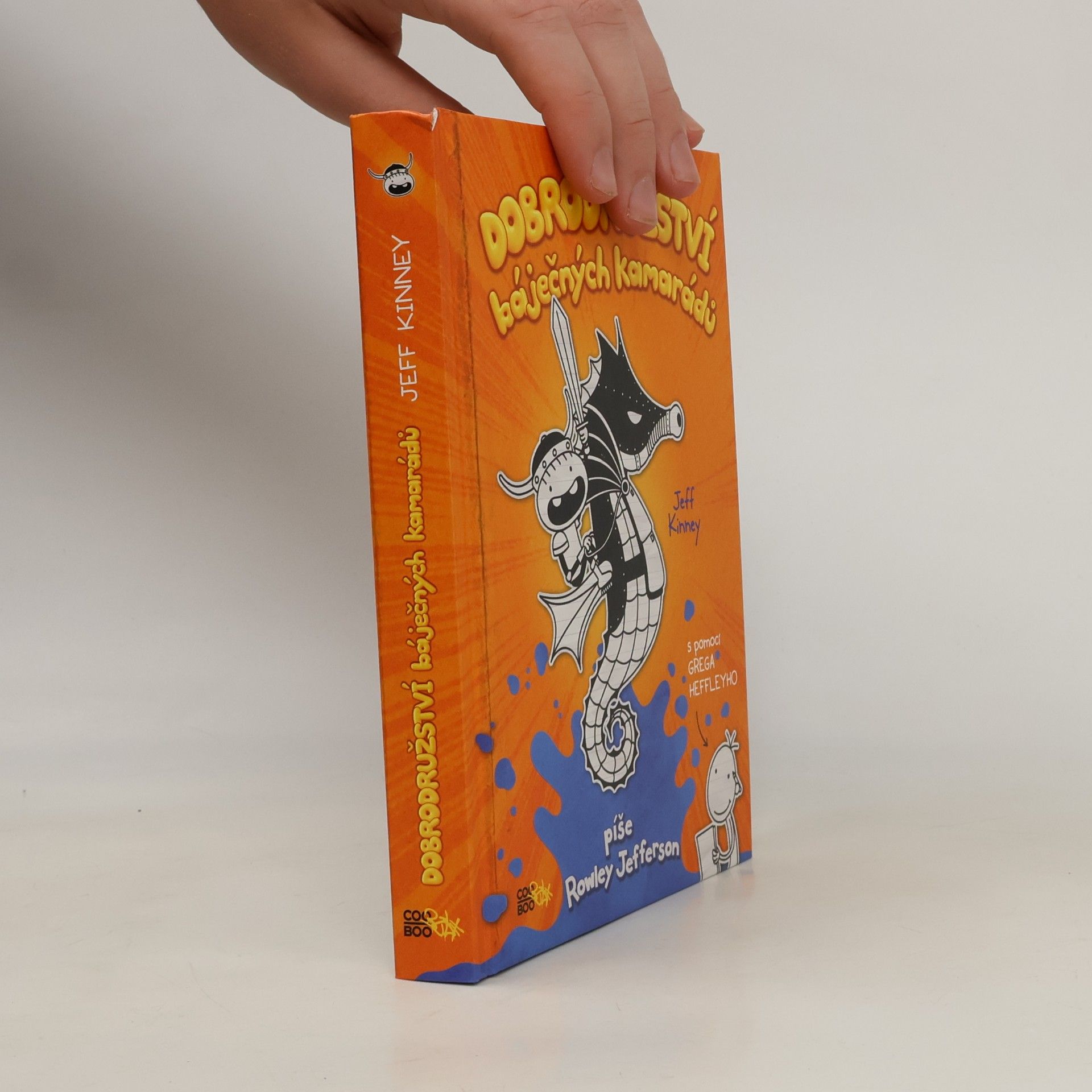 Jeff Kinney Dobrodružství báječných kamarádů. Píše Rowley Jefferson