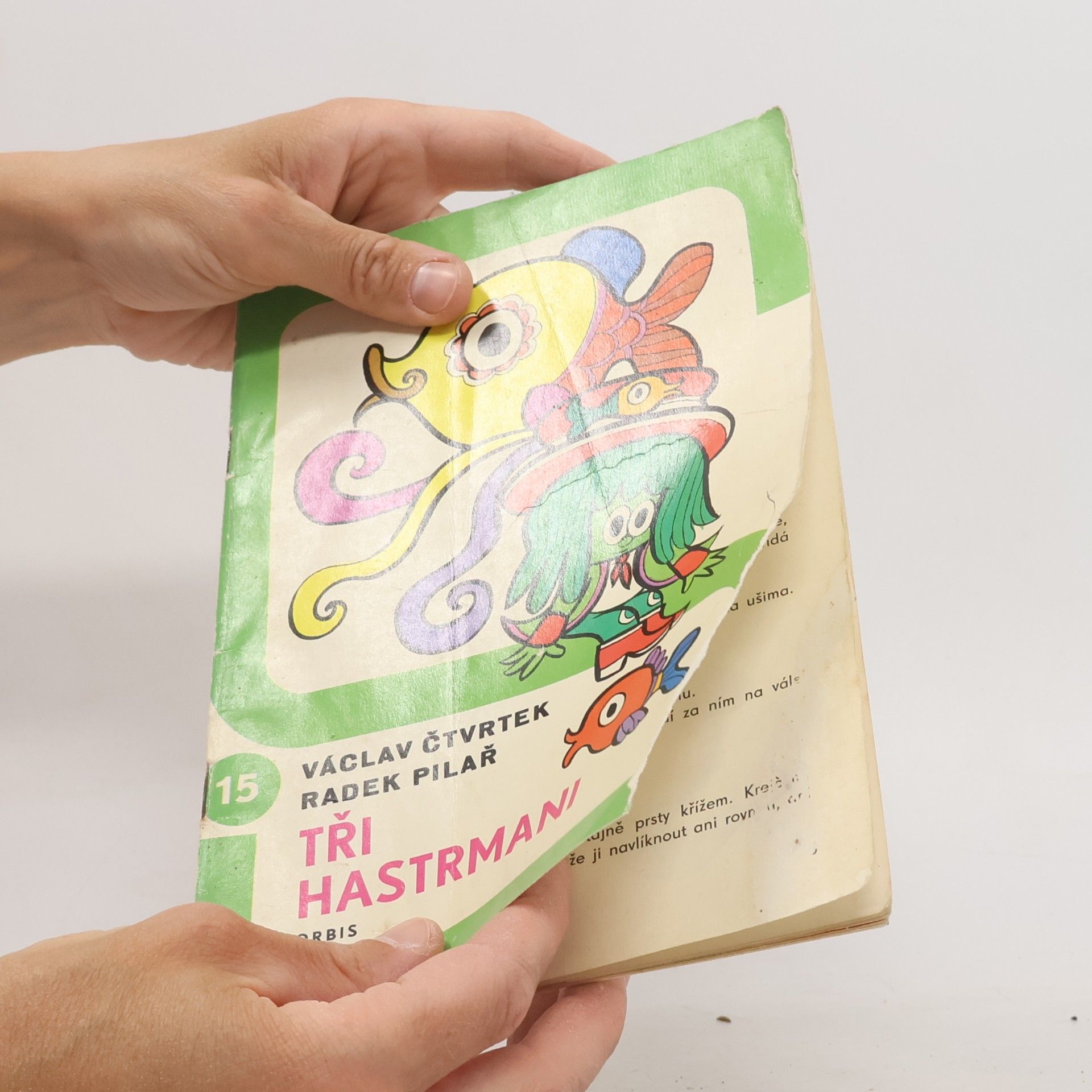Václav Čtvrtek Sešit č. 15. Tři hastrmani