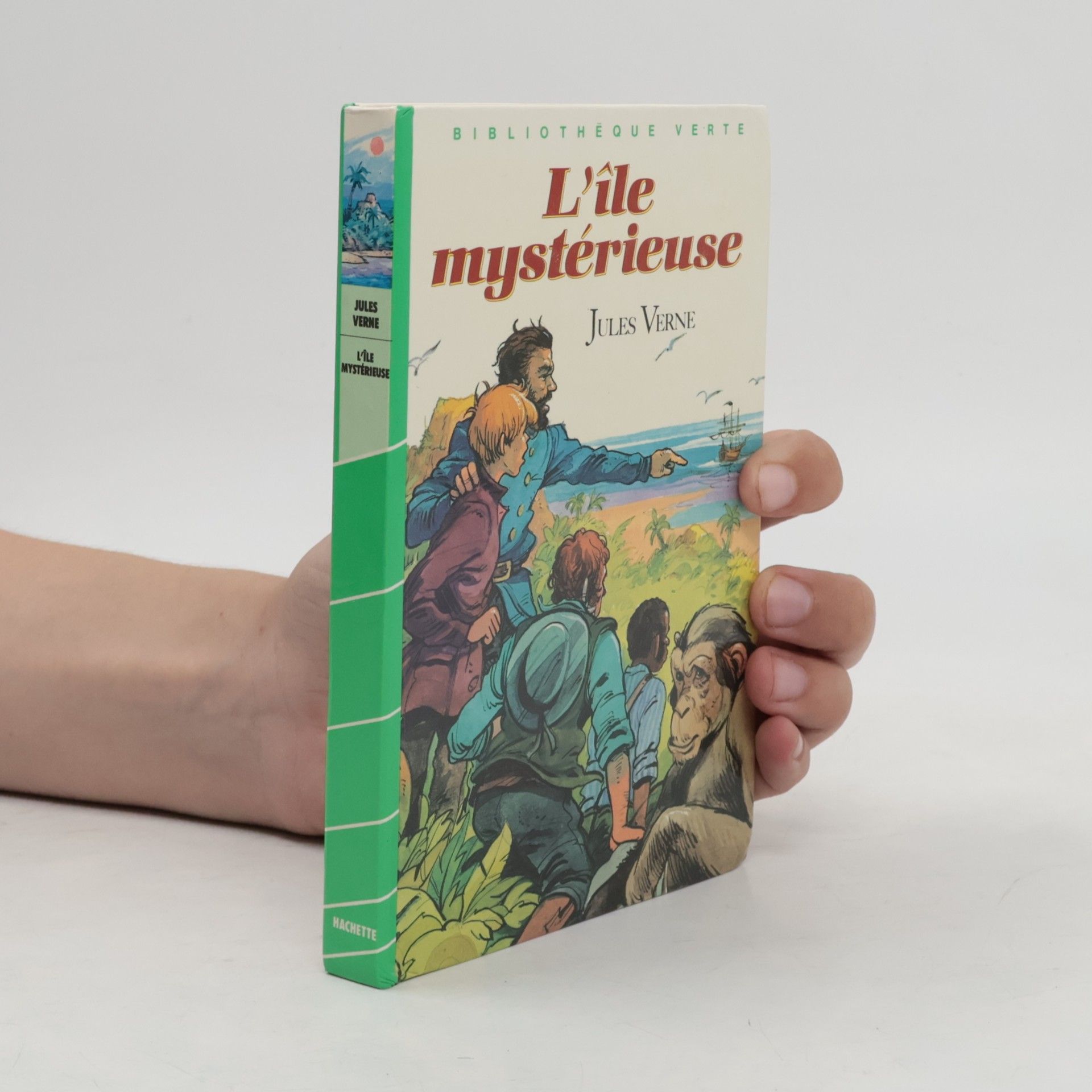 Jules Verne Bibliothèque Verte: L'Île mystérieuse