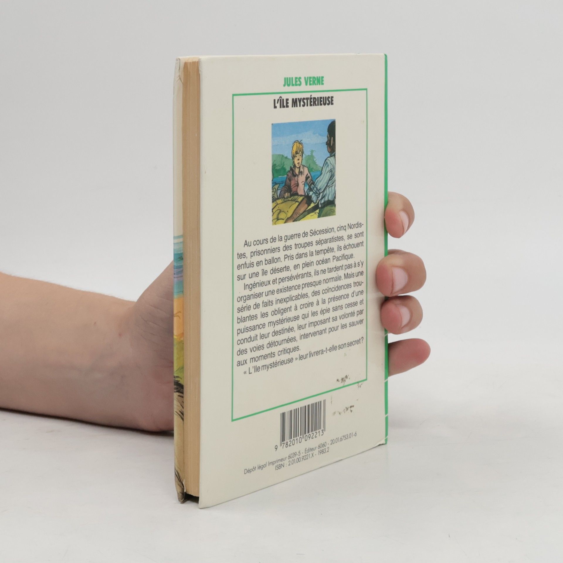 Jules Verne Bibliothèque Verte: L'Île mystérieuse