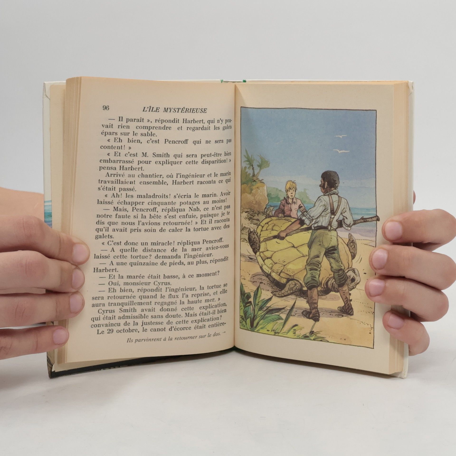 Jules Verne Bibliothèque Verte: L'Île mystérieuse
