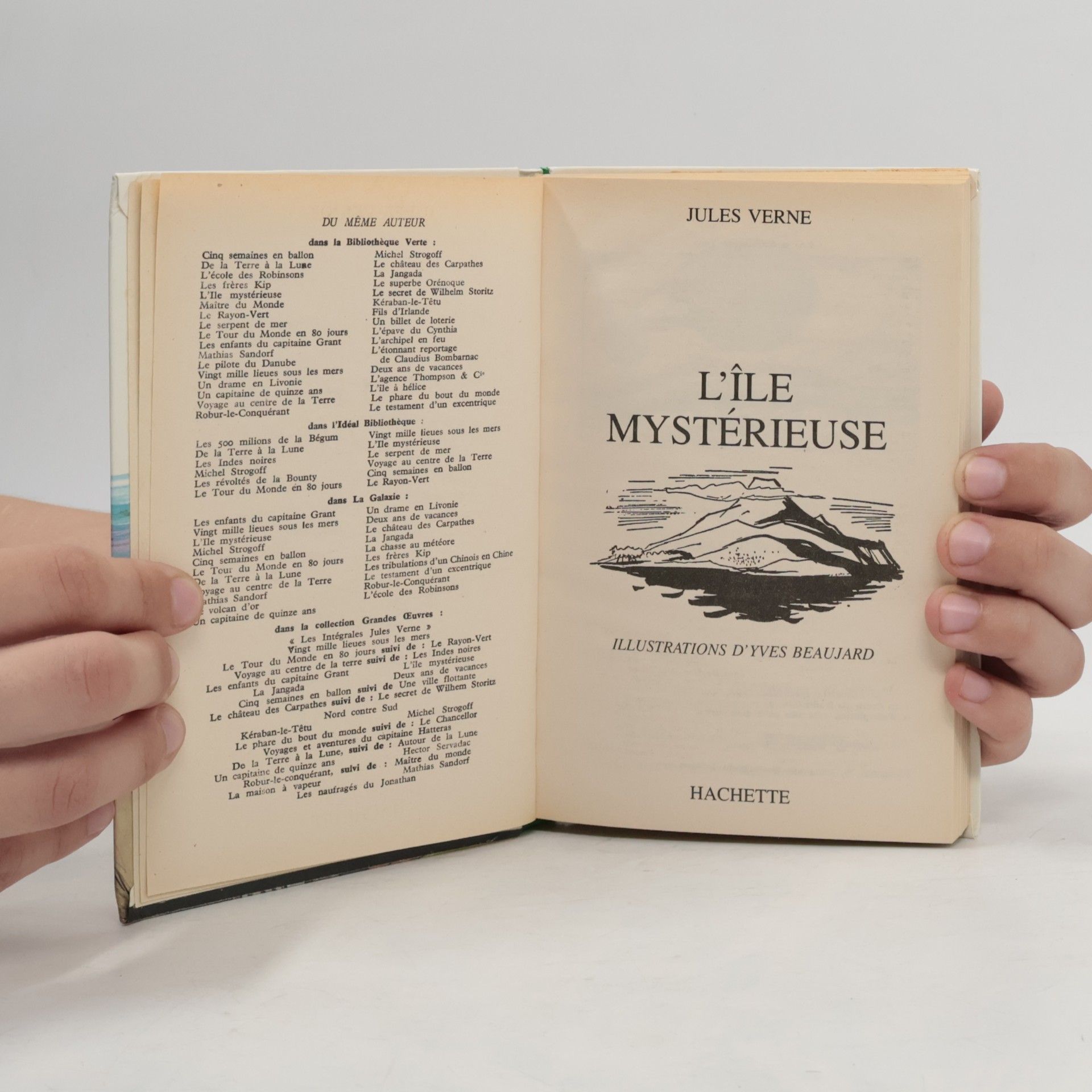 Jules Verne Bibliothèque Verte: L'Île mystérieuse