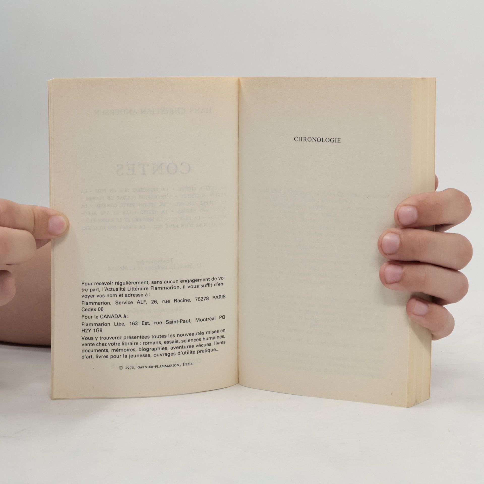 Hans Christian Andersen Contes