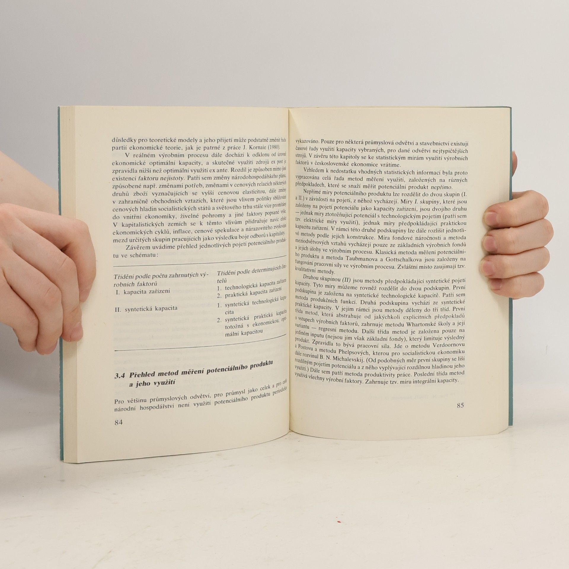 Jan Klacek Produkční funkce a modelování ekonomického růstu v ČSSR