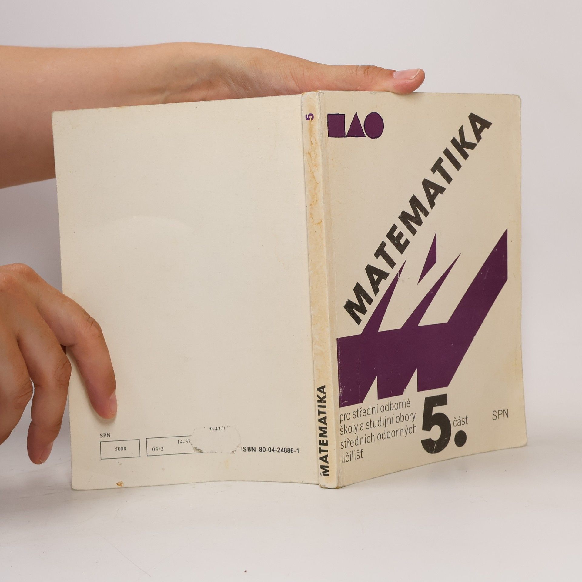 Jana Řepová Matematika pro střední odborné školy a studijní obory středních odborných učilišť. Část 5.