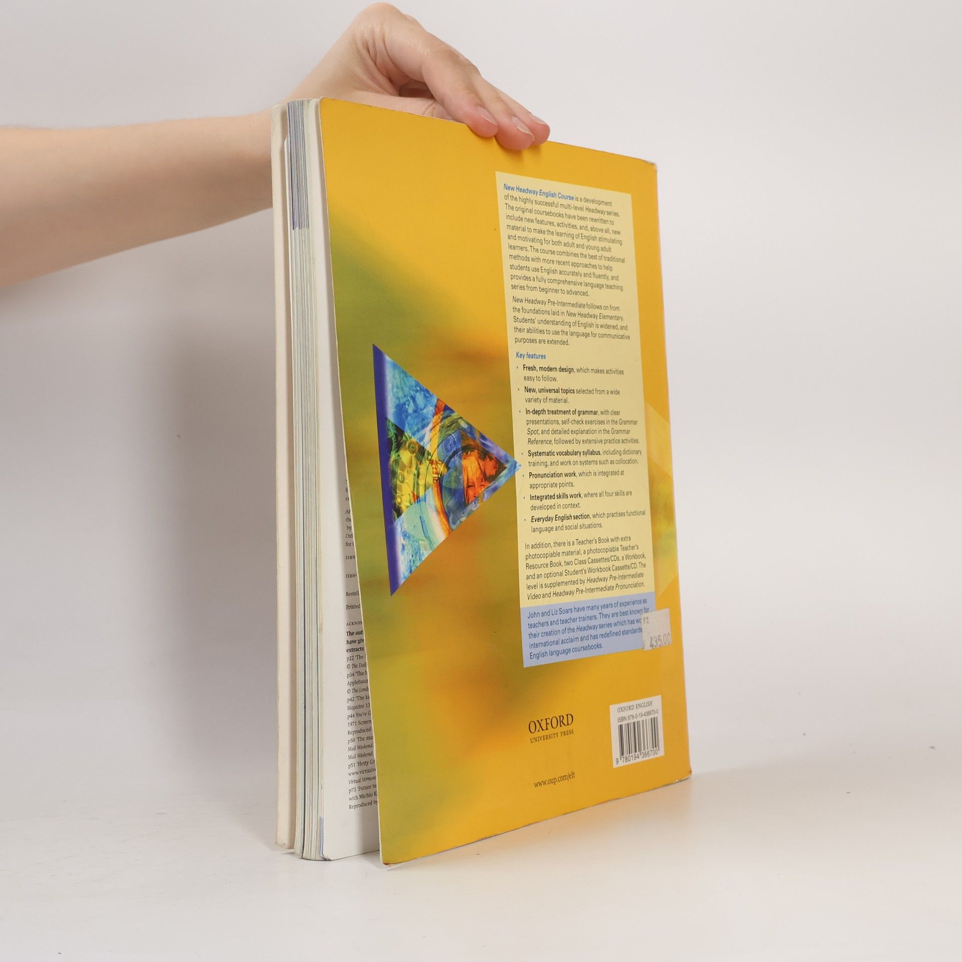 Liz Soars Headway English Course Pre-Intermediate. Student´s book
