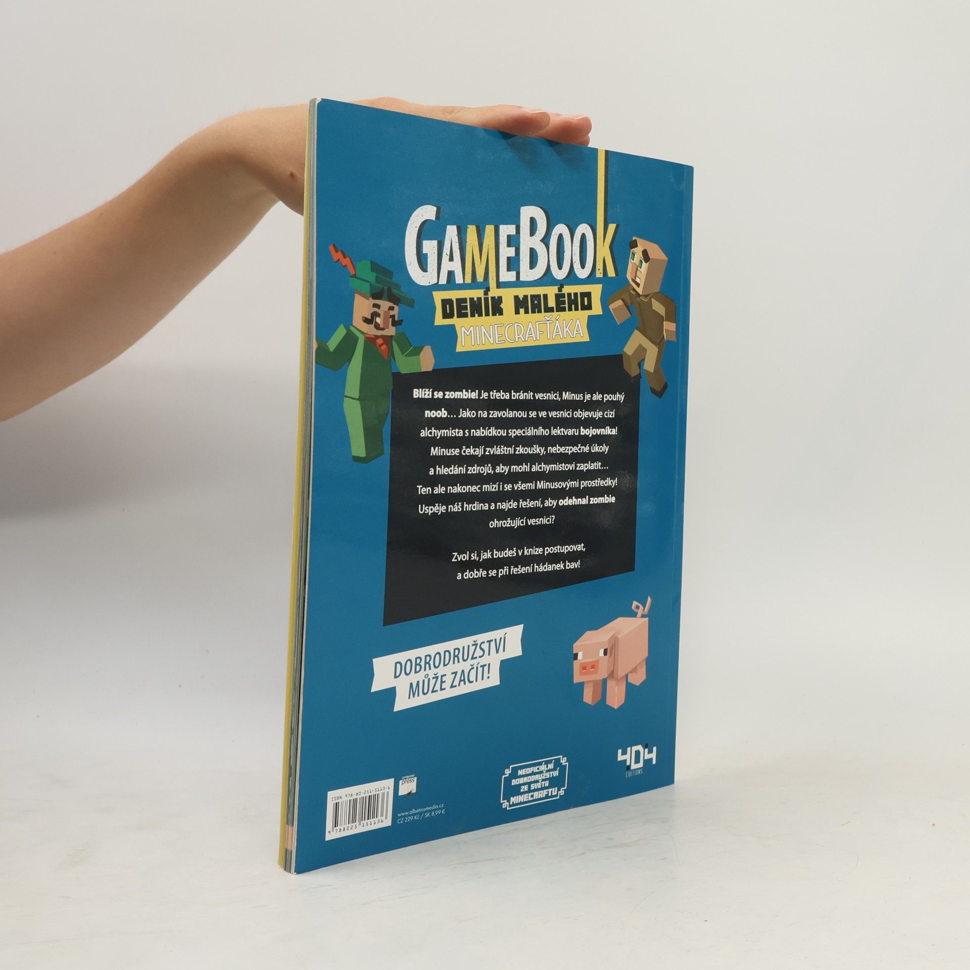 Cube Kid Deník malého Minecrafťáka: Gamebook