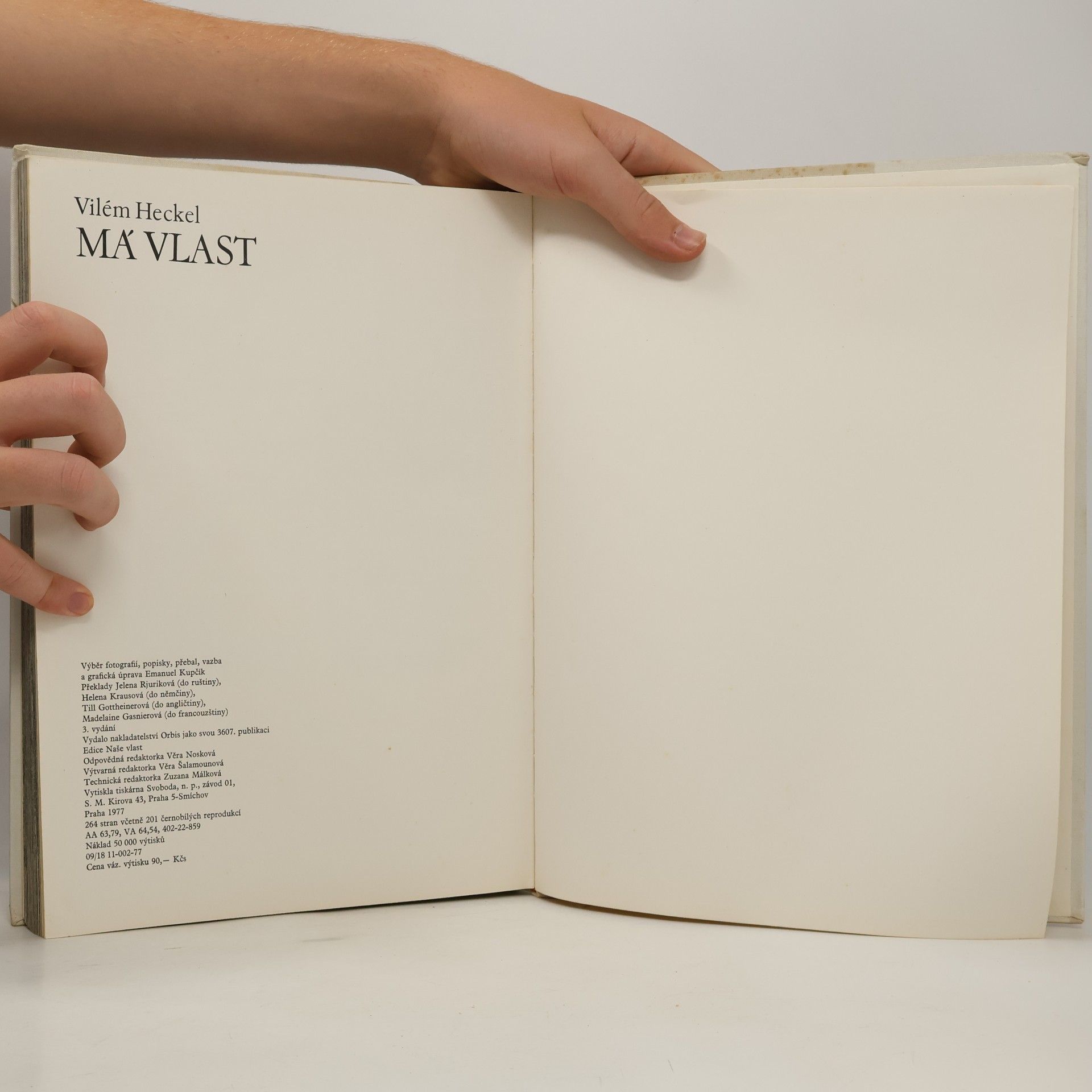 Vilém Heckel Má vlast