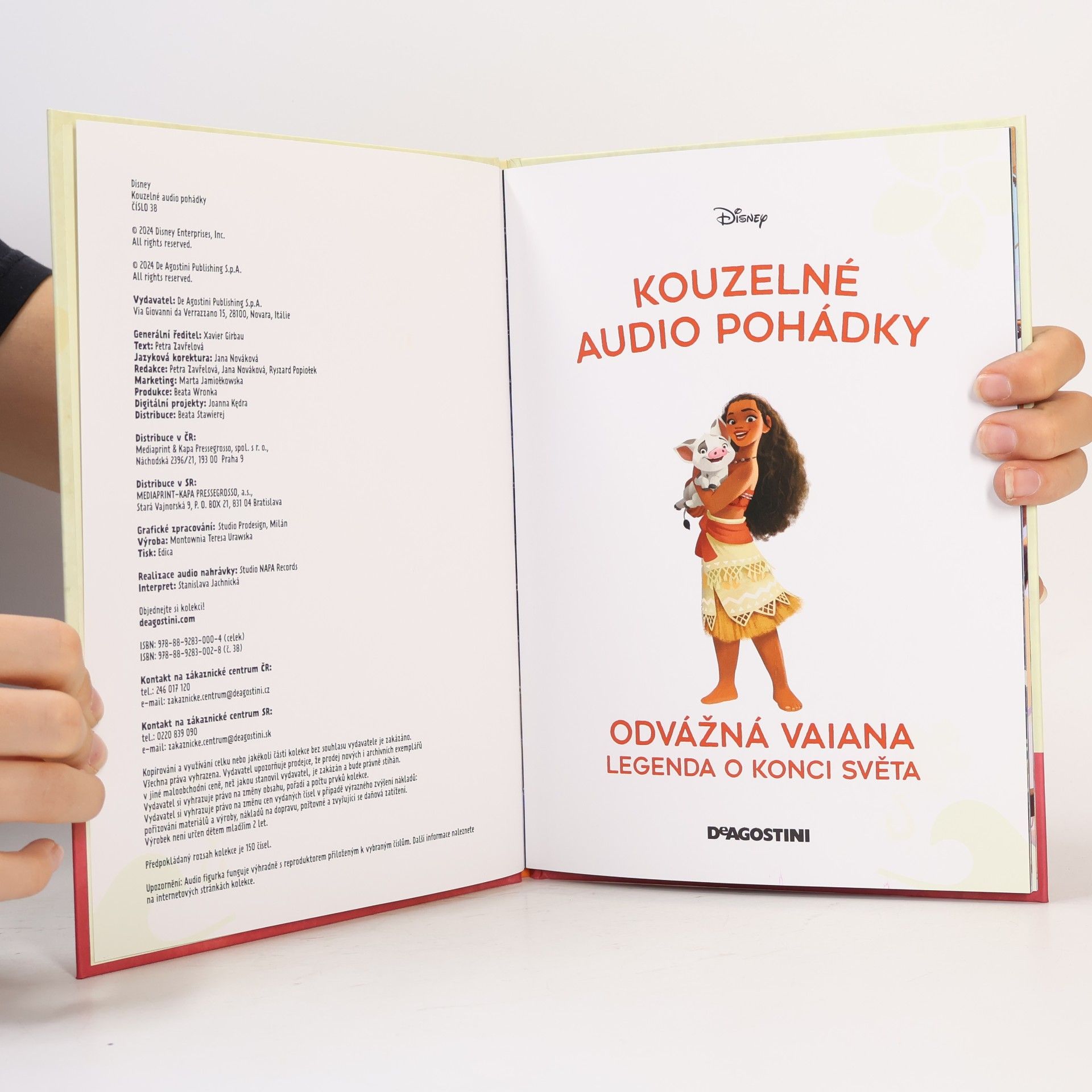 Kolektiv autorů Kouzelné audio pohádky 38. Odvážná Vaiana. Legenda o konci světa