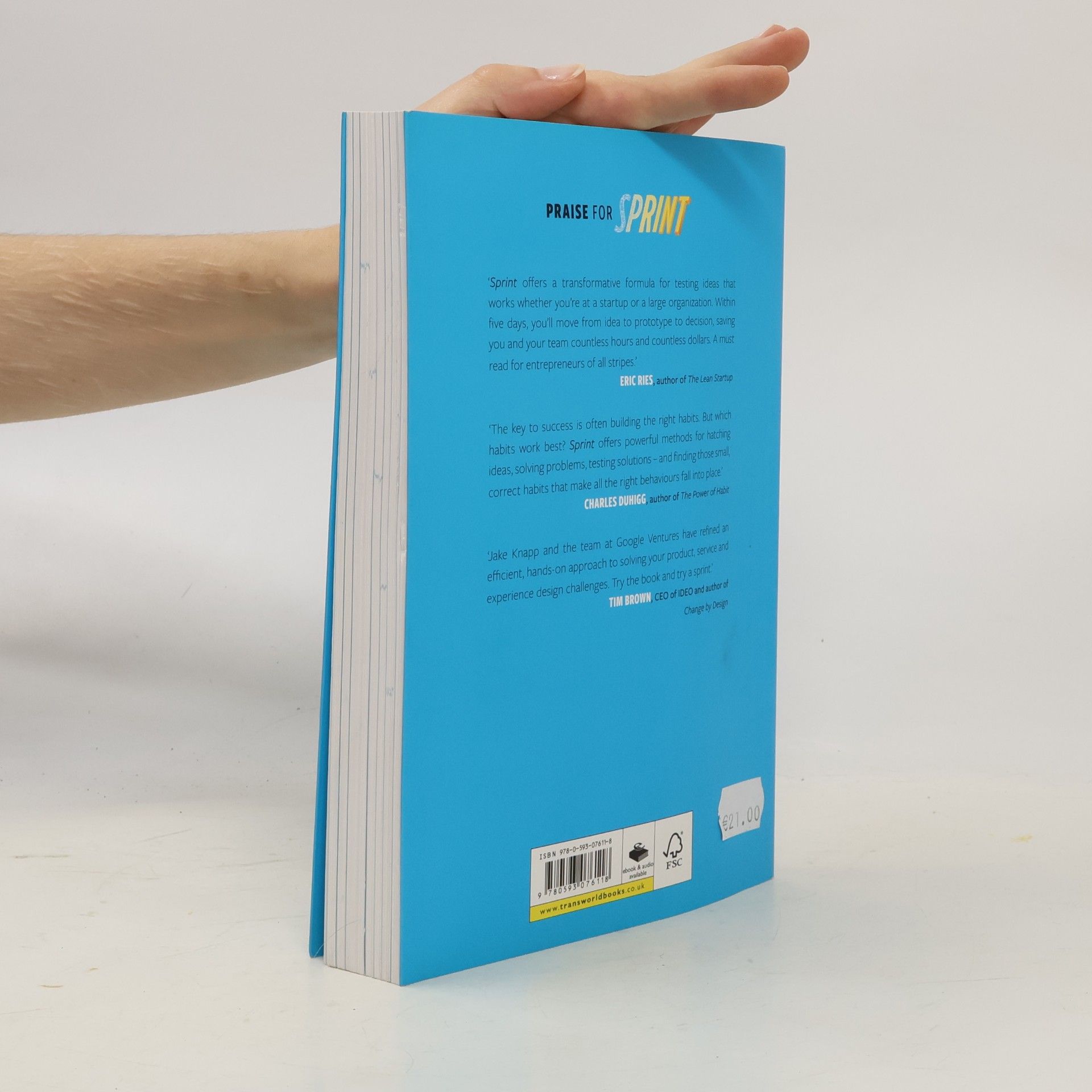 Jake Knapp Sprint : how to solve big problems and test new ideas in just five days