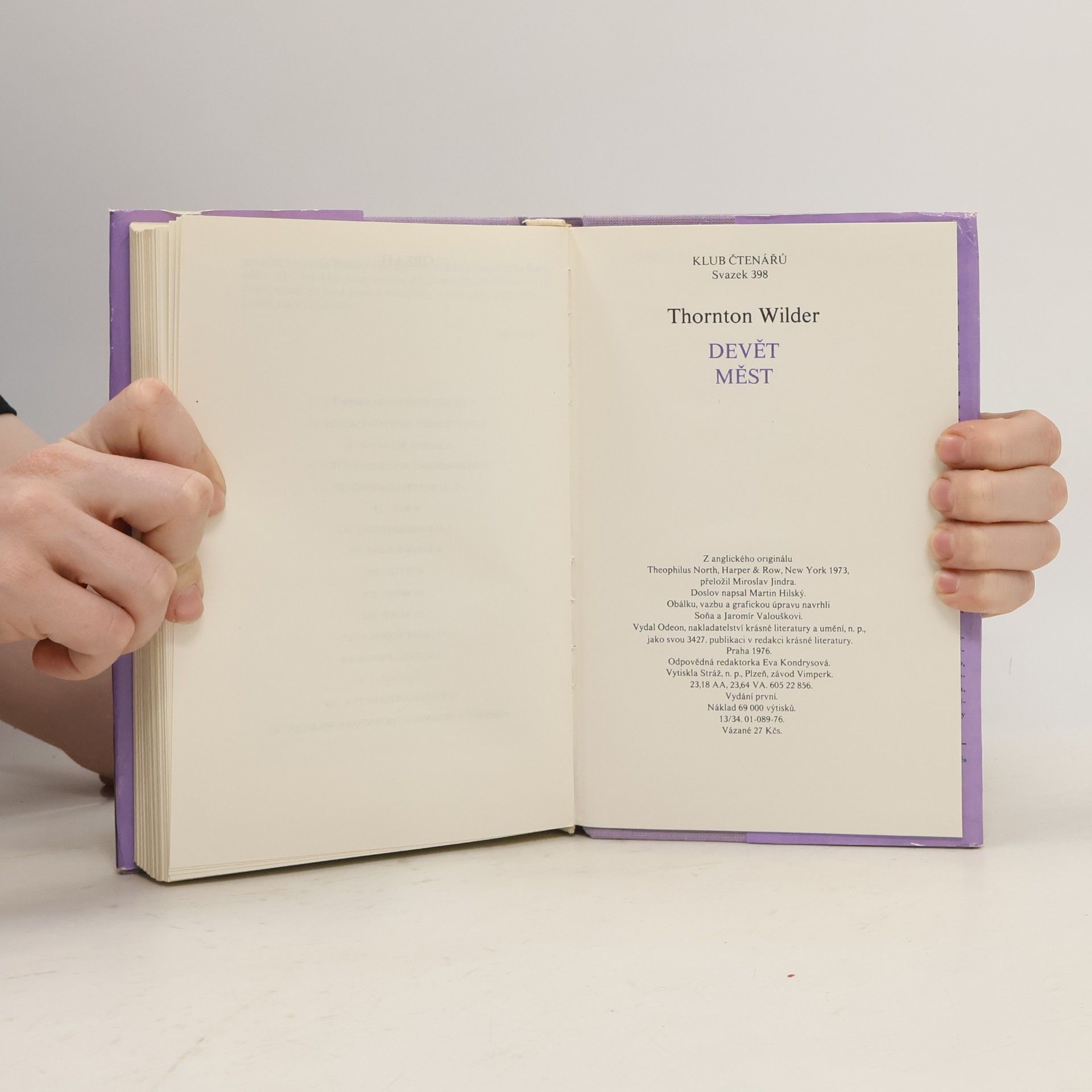 Thornton Wilder Devět měst
