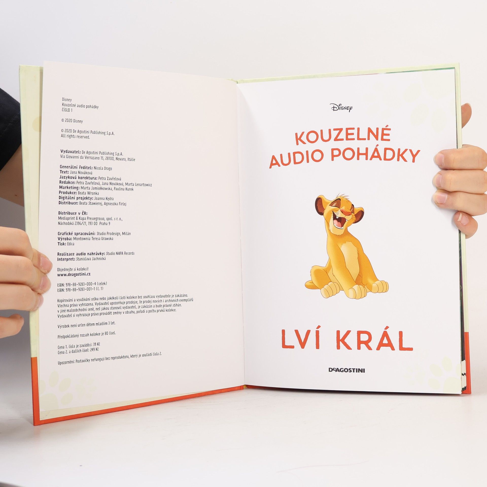 Auteurscollectief Kouzelné audio pohádky 1. Lví král