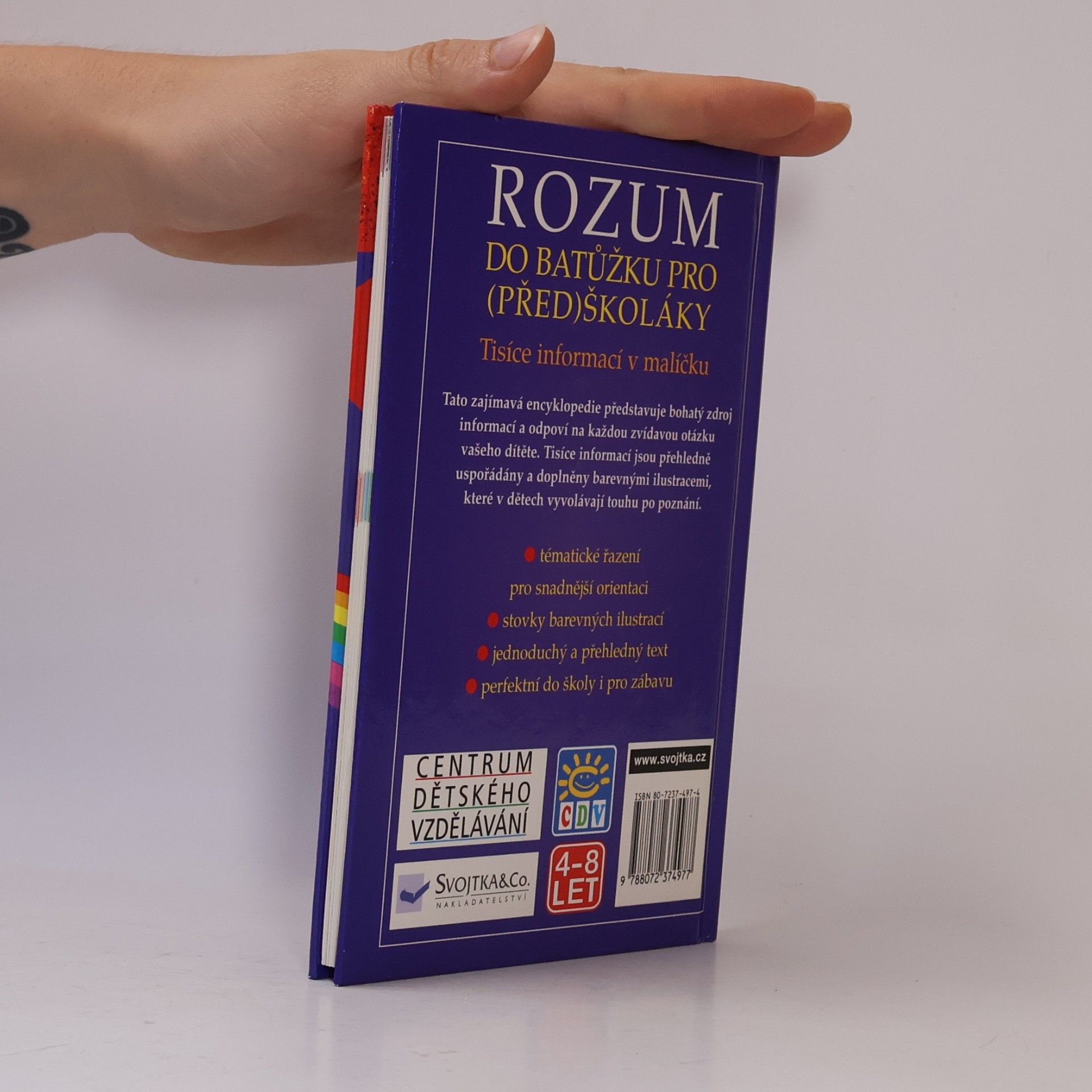 Autorenkollektiv Rozum do batůžku pro (před)školáky: Tisíce informací v malíčku pro děti od čtyř let