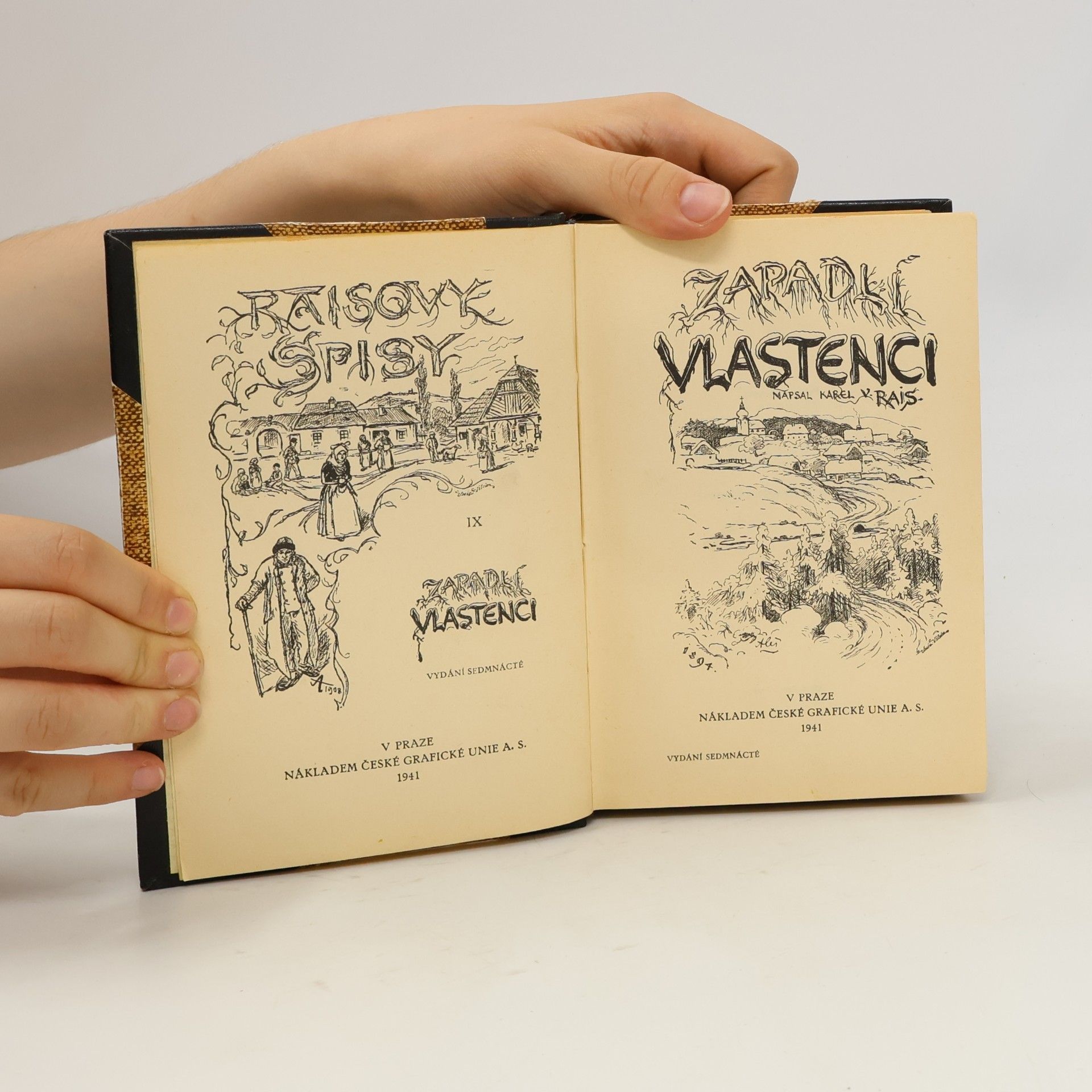 Karel Václav Rais Raisovy spisy IX. Zapadlí vlastenci