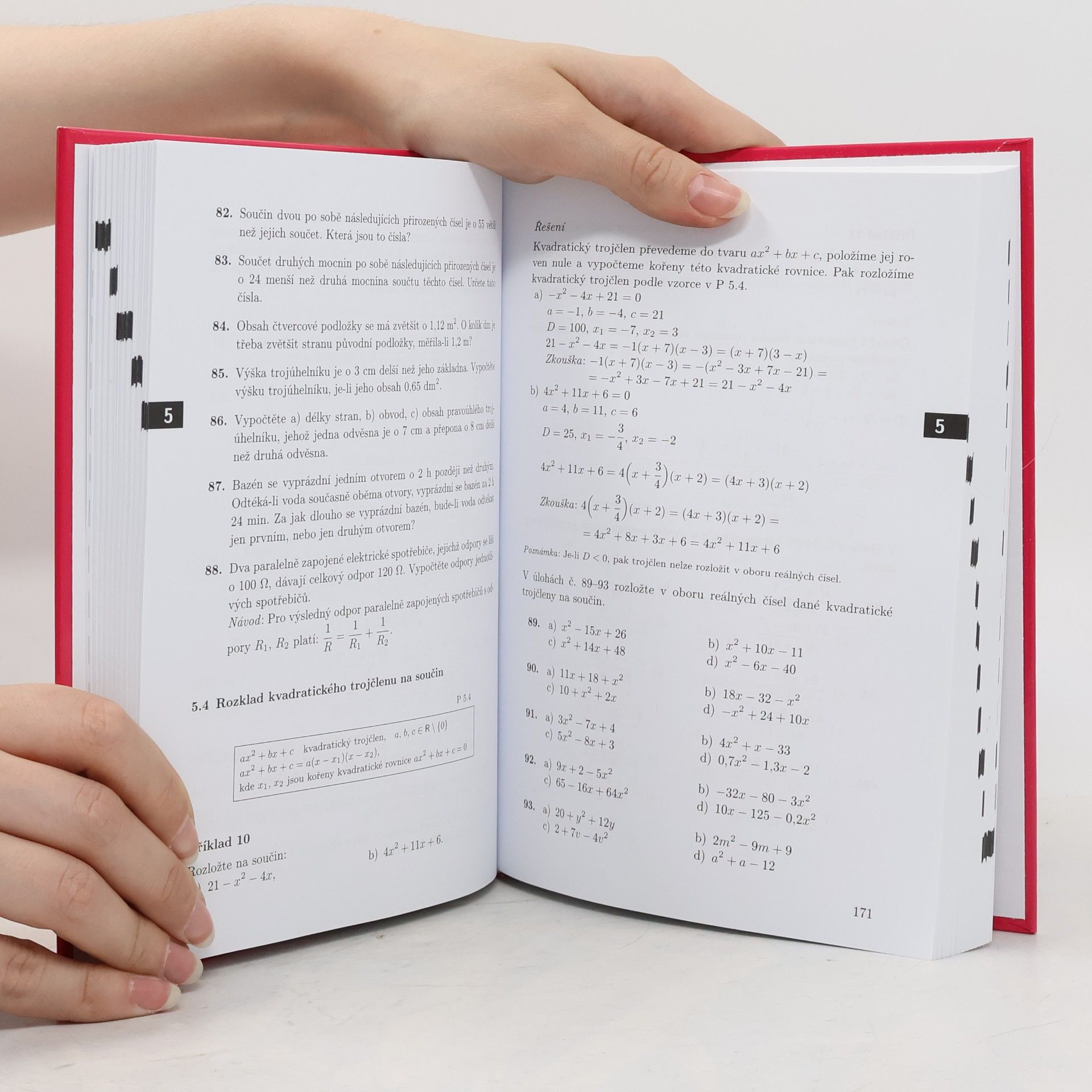 Milada Hudcová Sbírka úloh z matematiky pro SOU a SOŠ