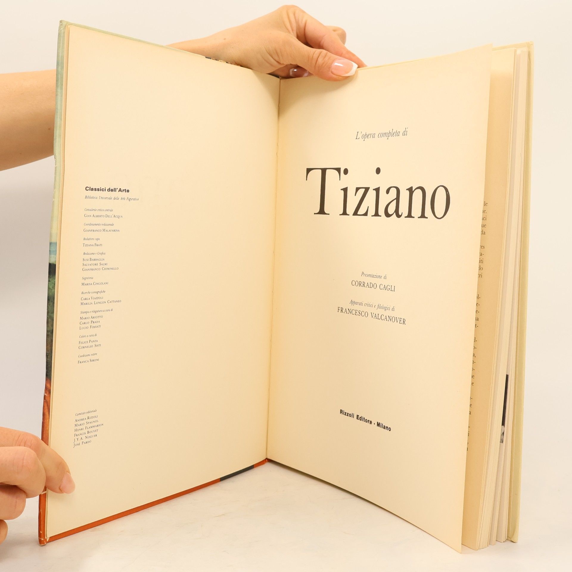Corrado Cagli L'opera completa di Tiziano
