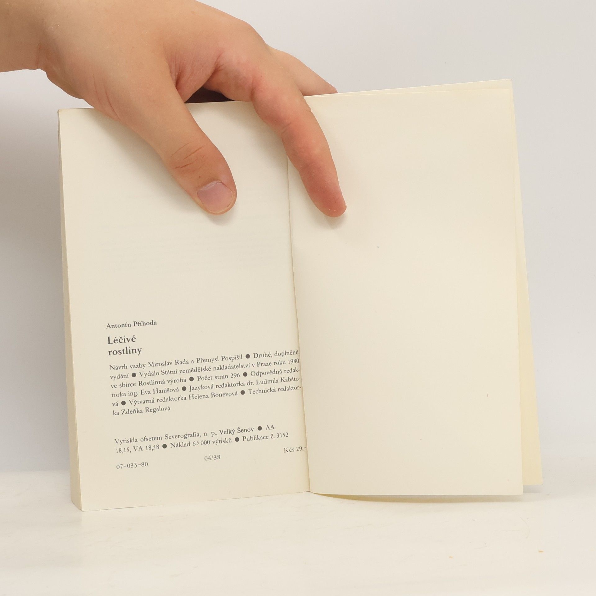 Antonín Příhoda Léčivé rostliny