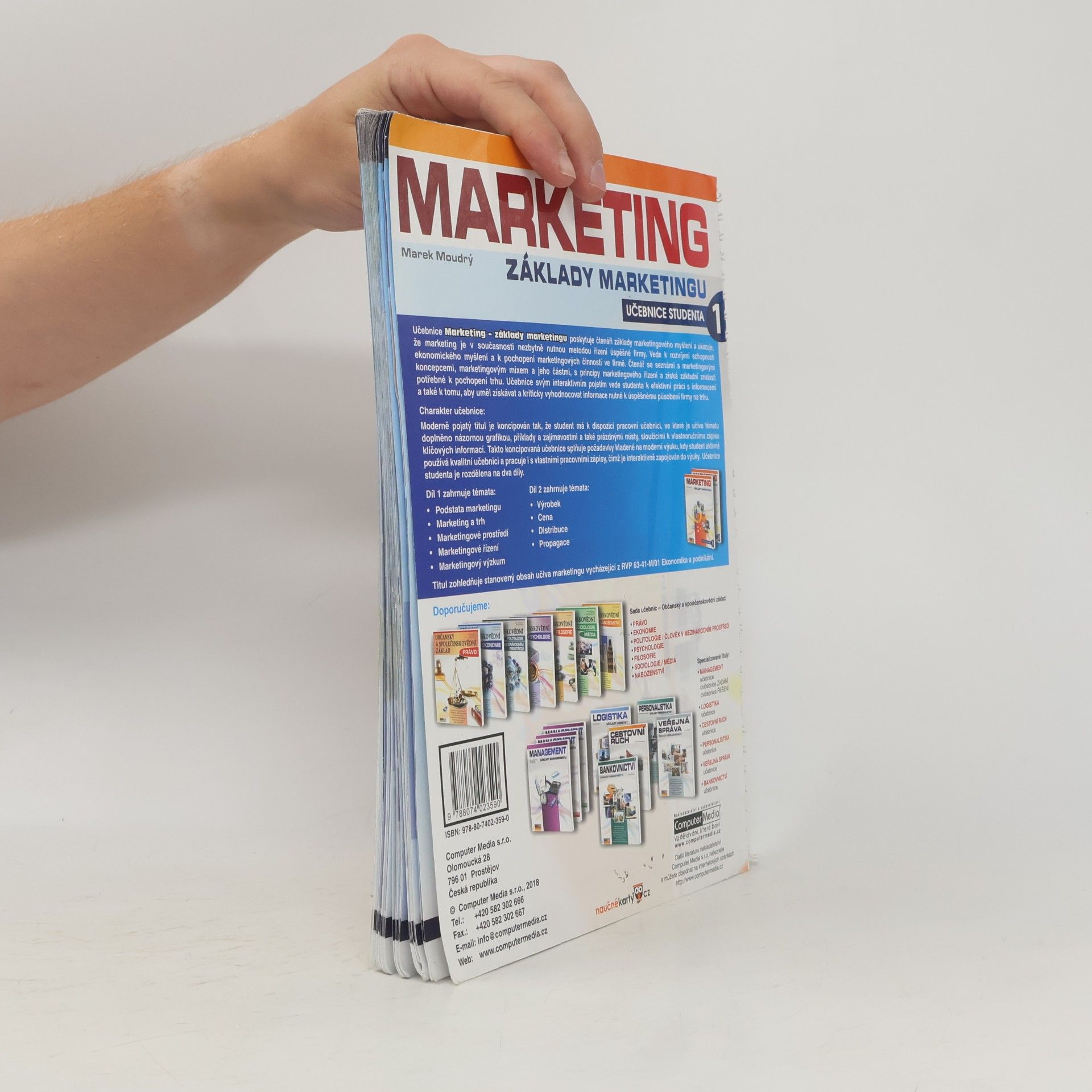 Marek Moudrý Marketing : základy marketingu. Díl 1.