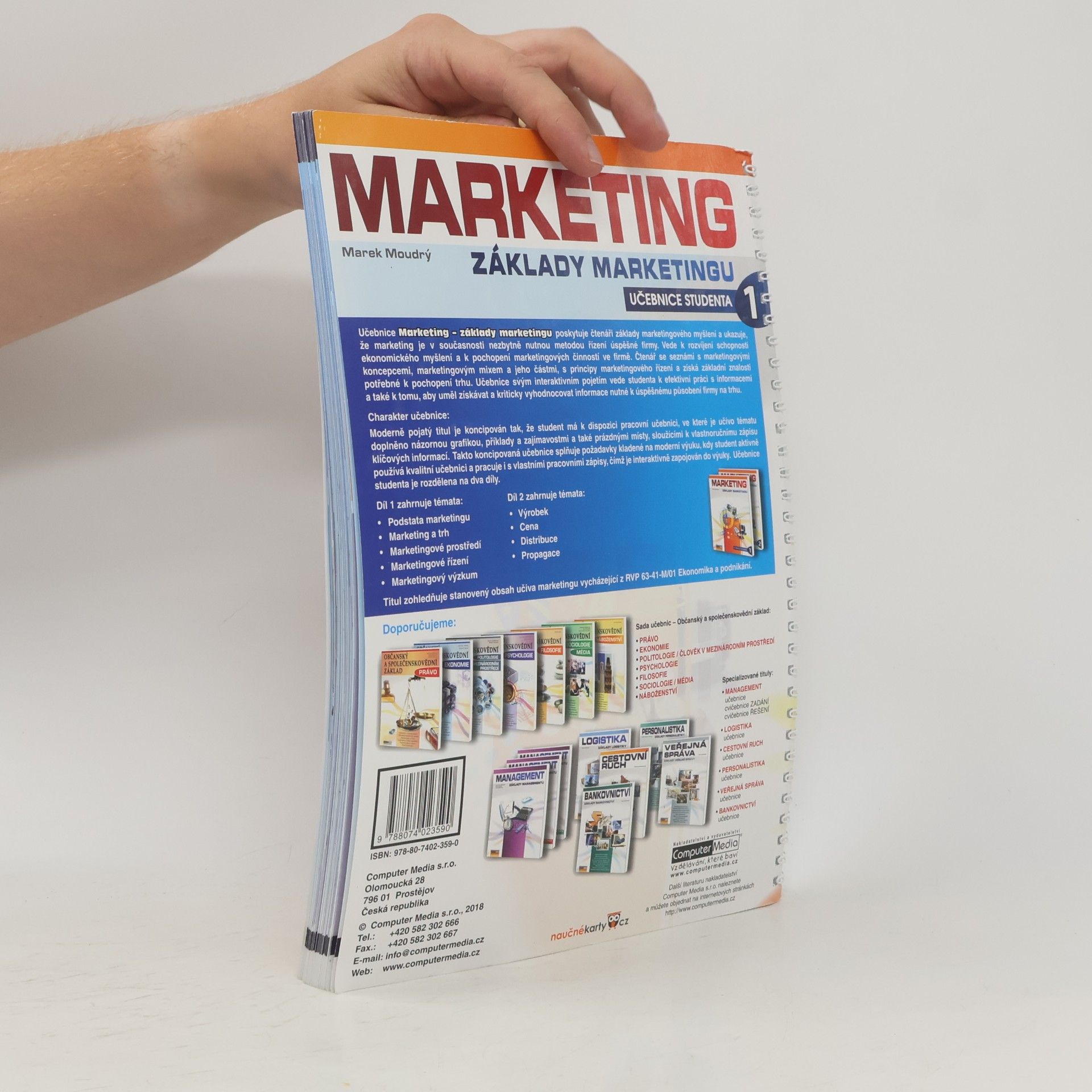 Marek Moudrý Marketing : základy marketingu. Díl 1.