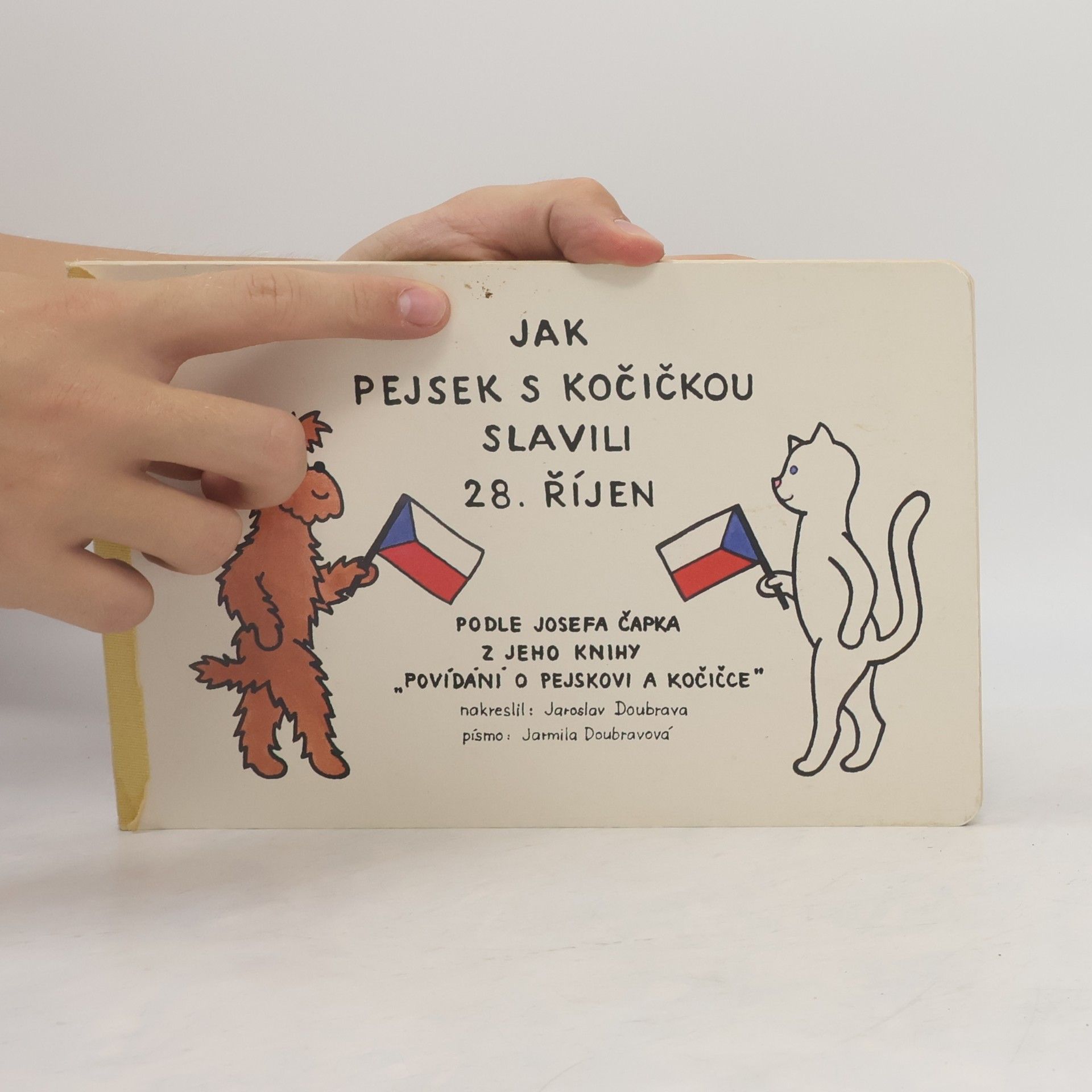 Josef Čapek Jak pejsek s kočičkou slavili 28. říjen