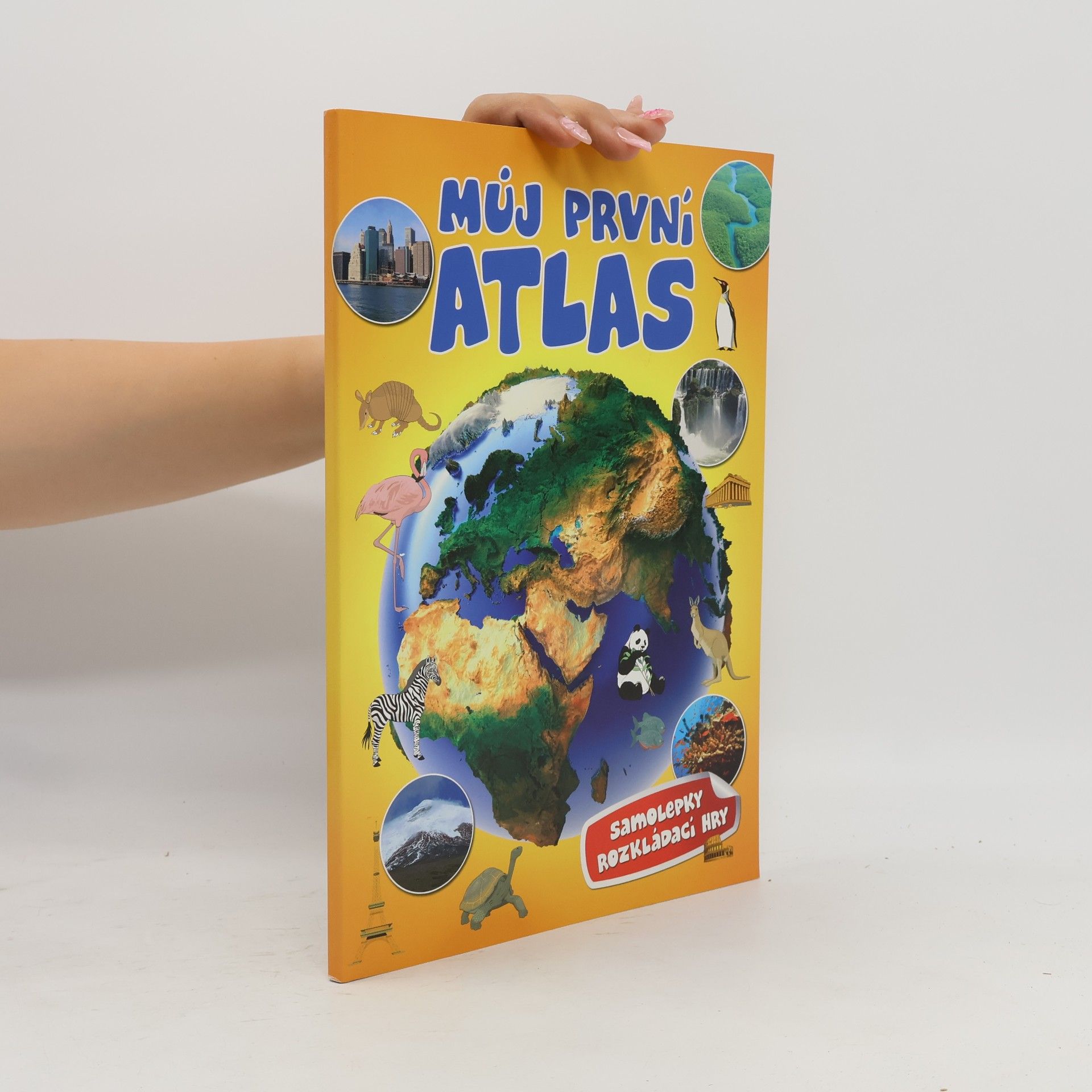Jaroslav Synek Můj první atlas: Samolepky, rozkládací hry