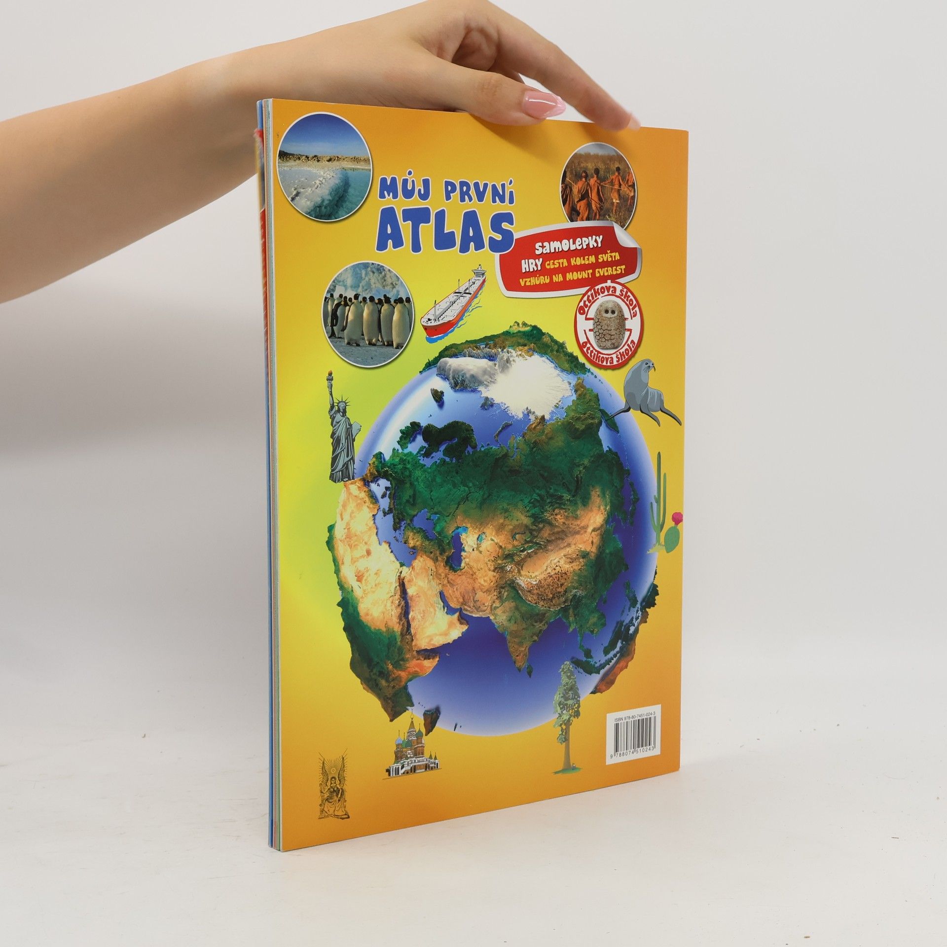 Jaroslav Synek Můj první atlas: Samolepky, rozkládací hry