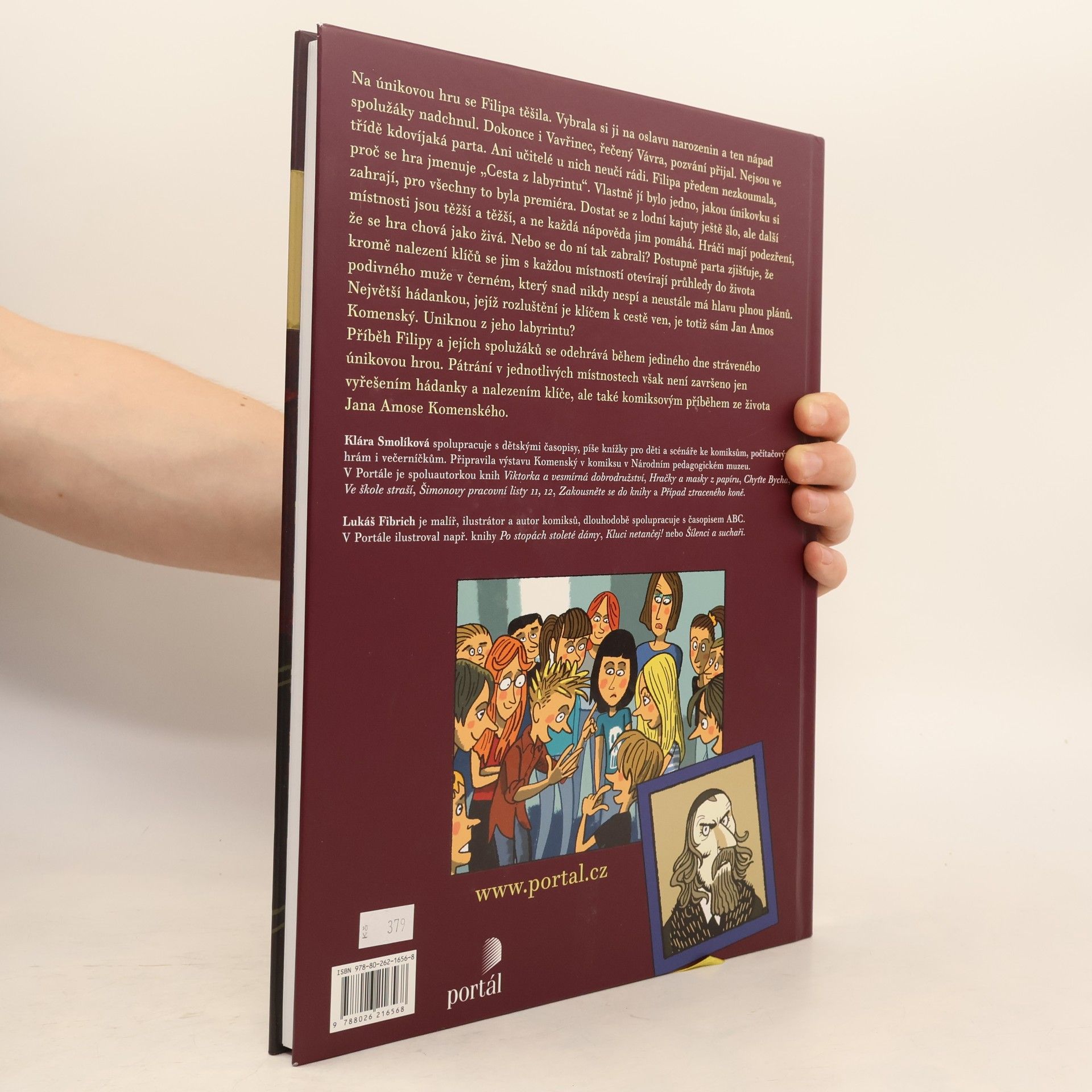 Klára Smolíková S Komenským do komiksu – Únikovka s Amosem