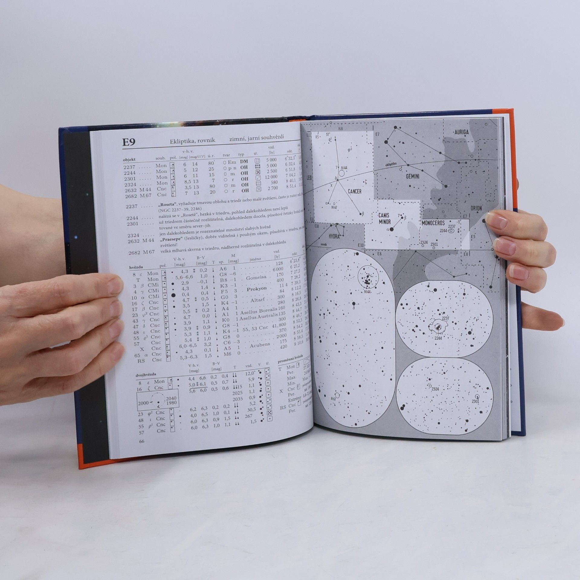 Erich Karkoschka Karkoschkův astronomický atlas hvězdné oblohy: S 250 objekty na 50 mapách celé hvězdné oblohy