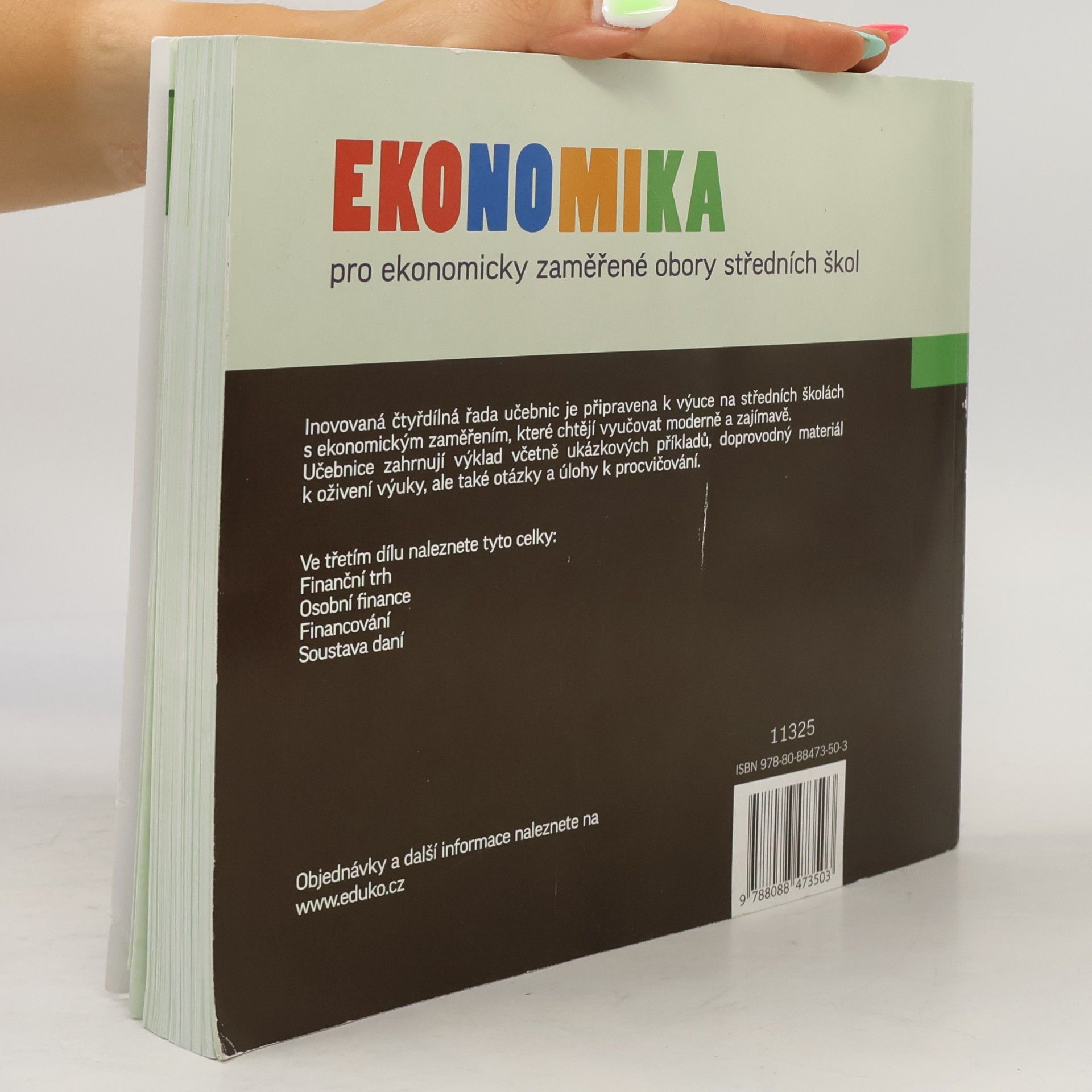 Autorenkollektiv Ekonomika pro ekonomicky zaměřené obory středních škol. 3, Peníze a financování
