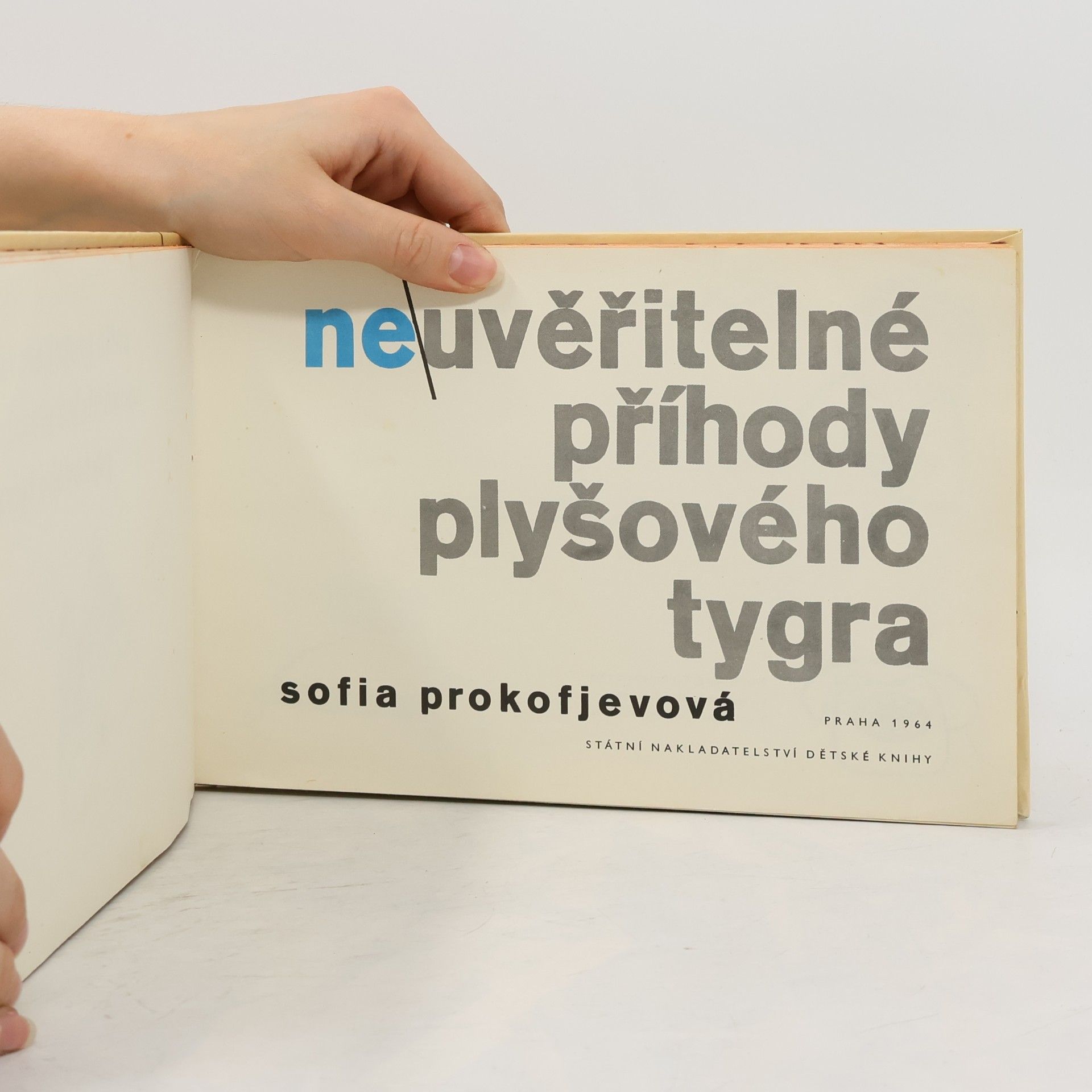 Sofia Prokofieva Neuvěřitelné příhody plyšového tygra