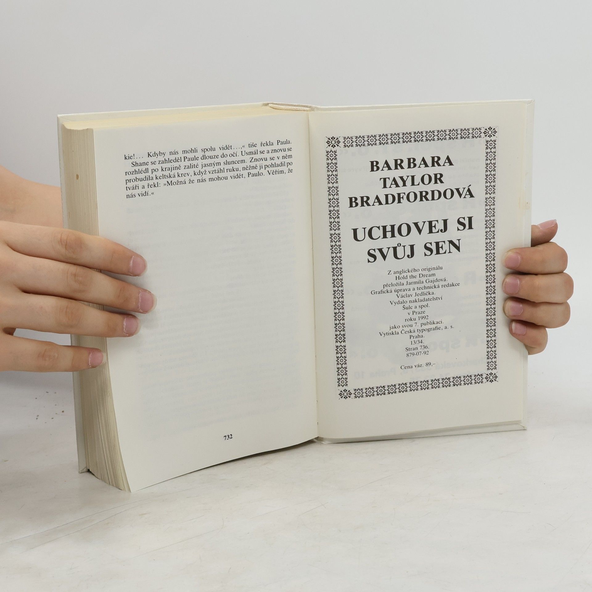 Barbara Taylor Bradford Uchovej si svůj sen